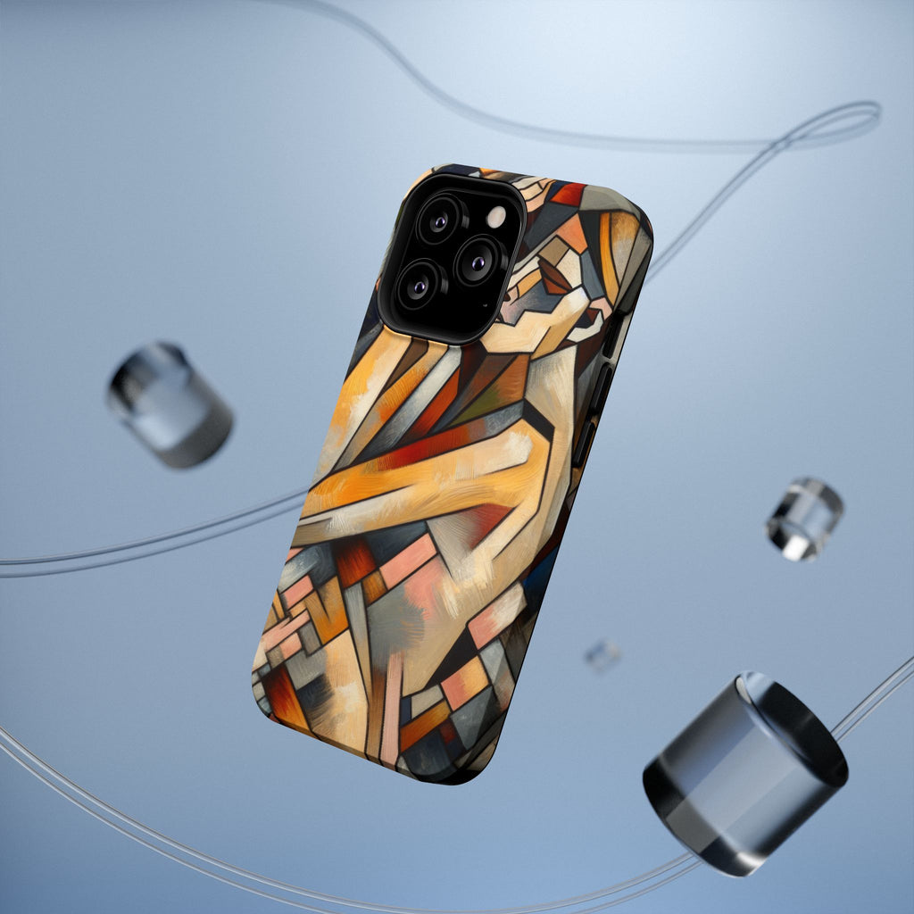 Impact Resistant Phone Case - Woman Abstract Design