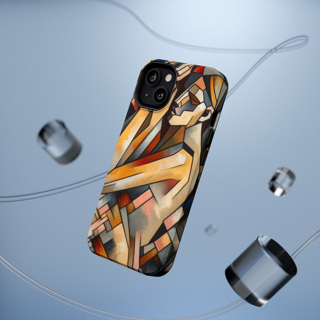 Impact Resistant Phone Case - Woman Abstract Design