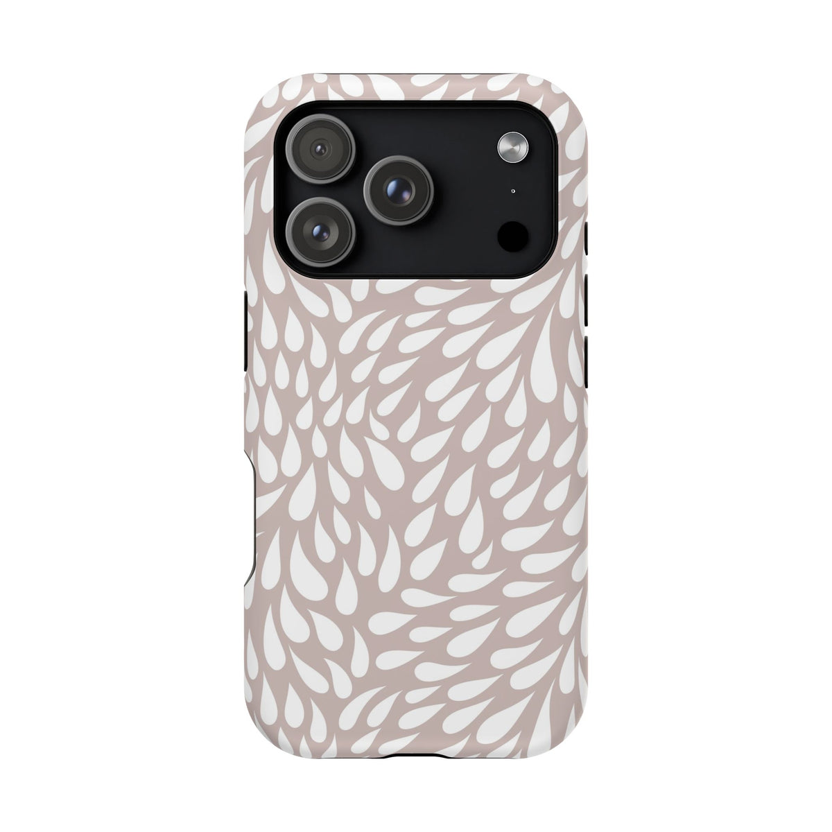 Neutral Petal Teardrop Design Magnetic Durable Phone Case for iPhone/Samsung