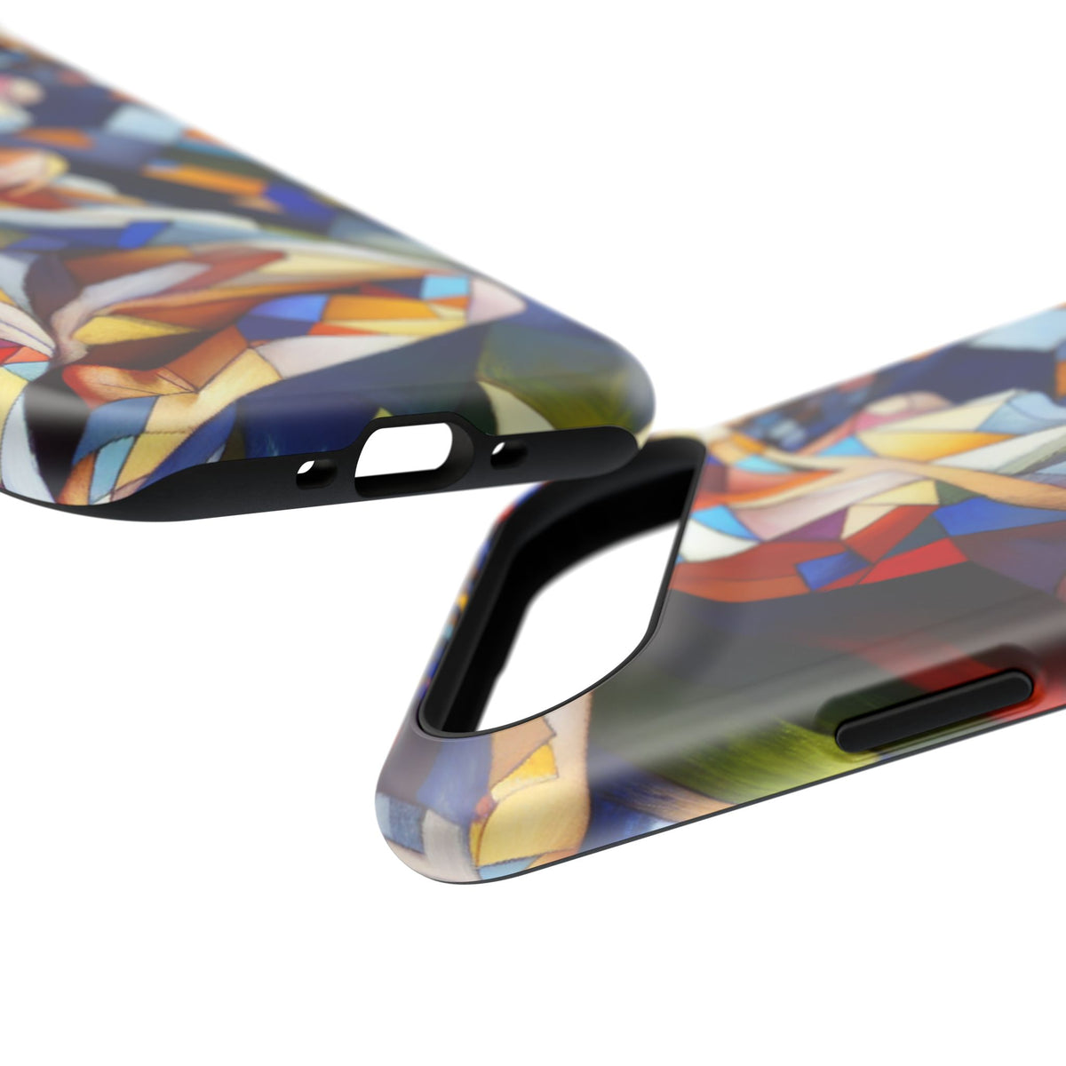 Stained Glass Angel Phone Case - Impact Resistant Art Phone Cover