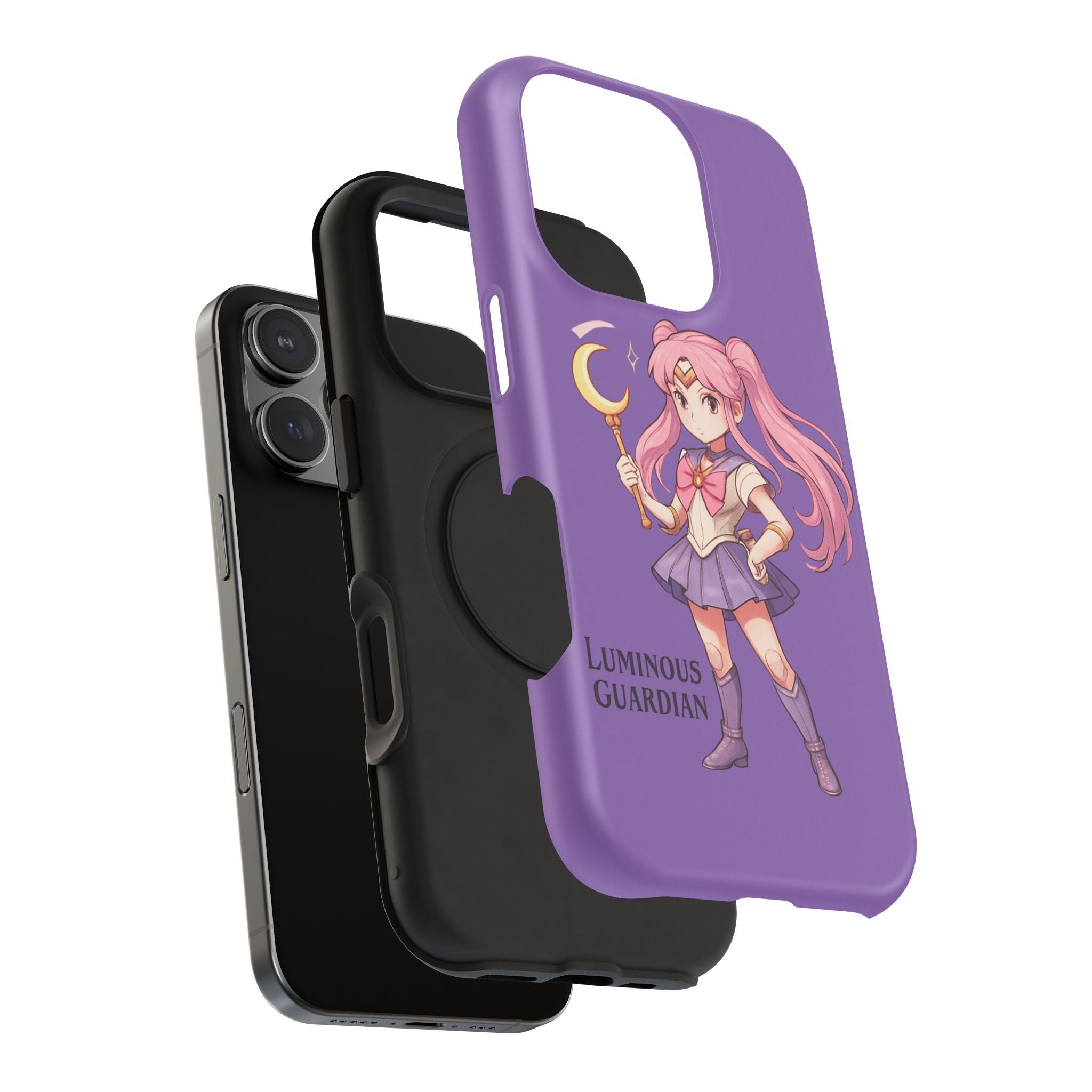 Luminous Guardian Phone Case, Impact-Resistant