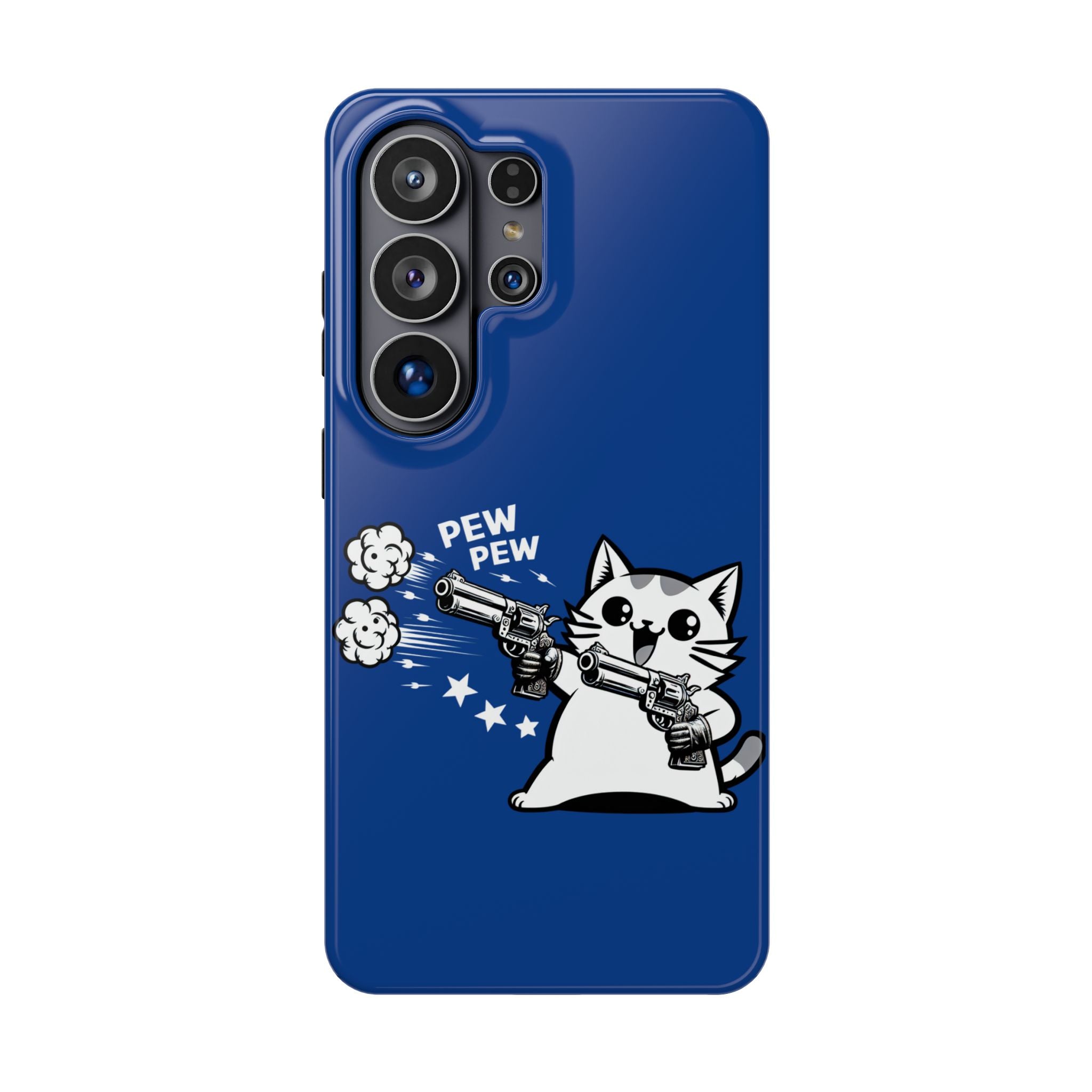 Kitty Pew Pew Impact Resistant Phone Case