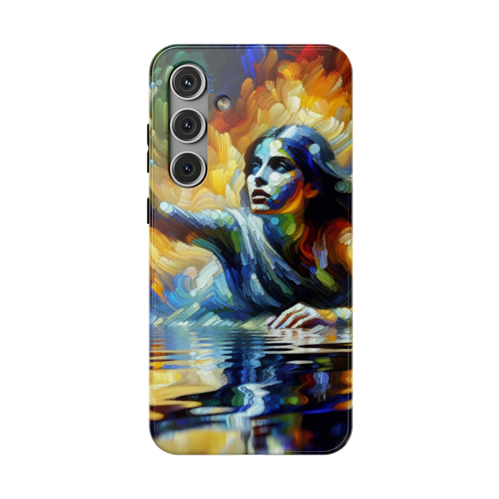Abstract Woman Impact Resistant Phone Tough Case