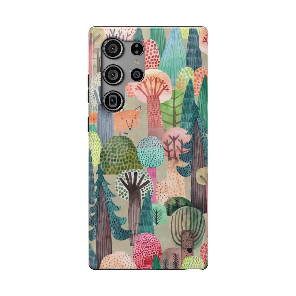 Whimsical Forest Fox Impact Phone Case