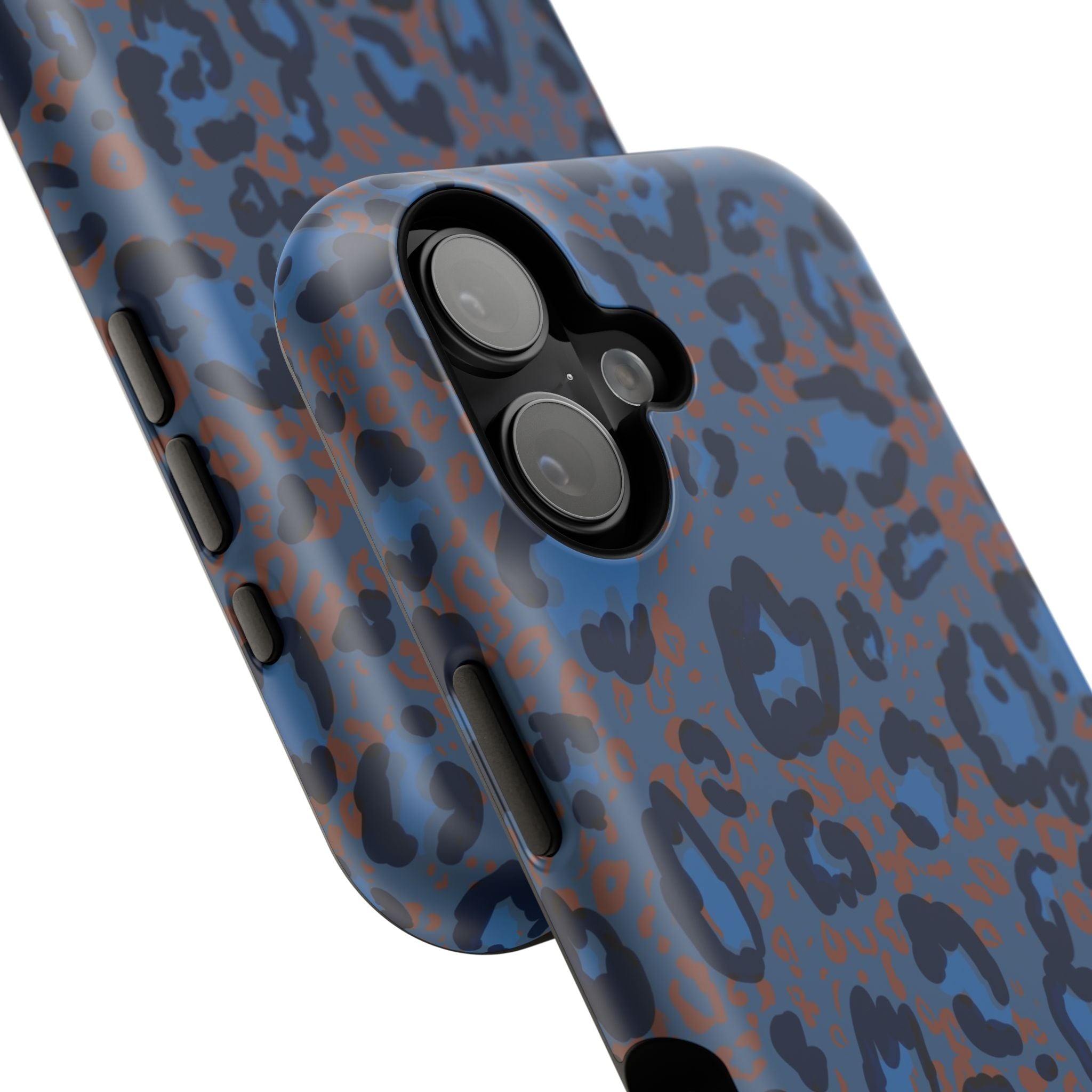 Leopard Print Phone Case, Impact-Resistant