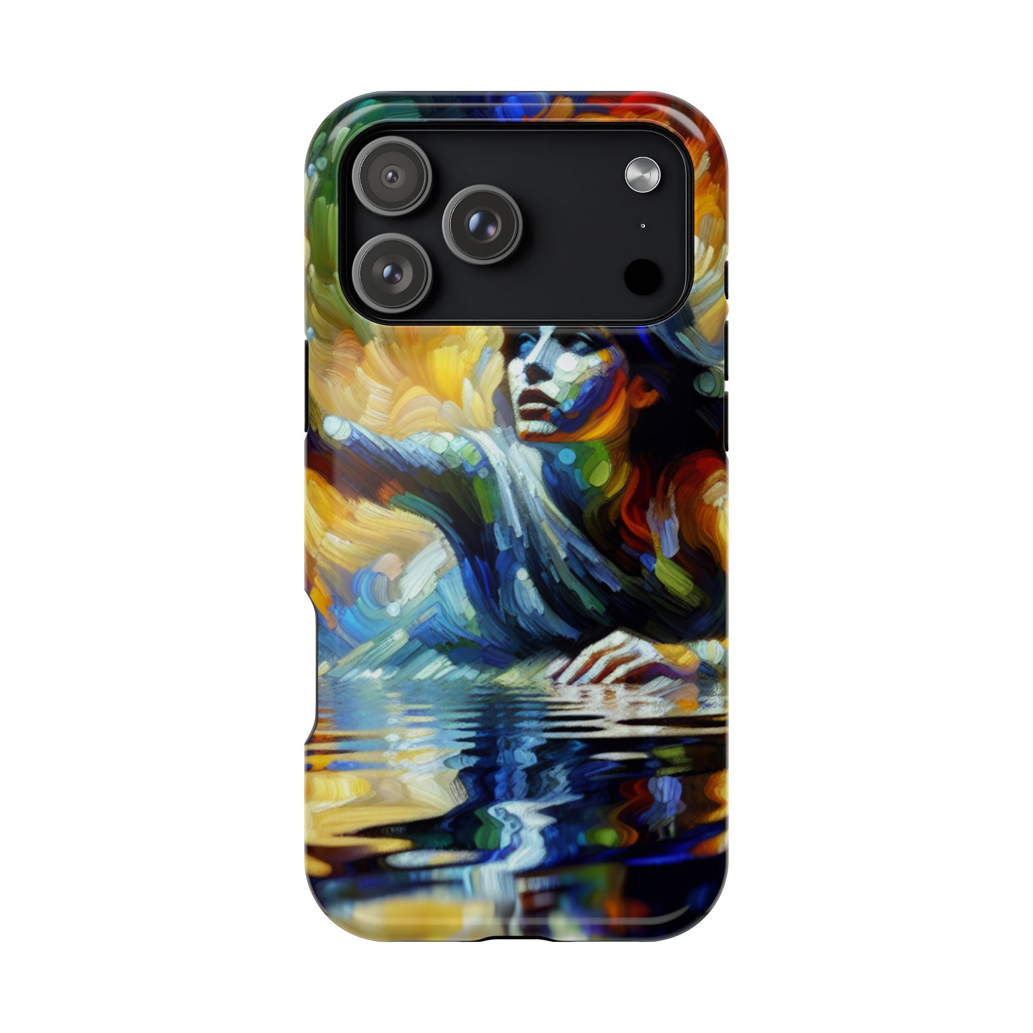 Abstract Woman Impact Resistant Phone Tough Case