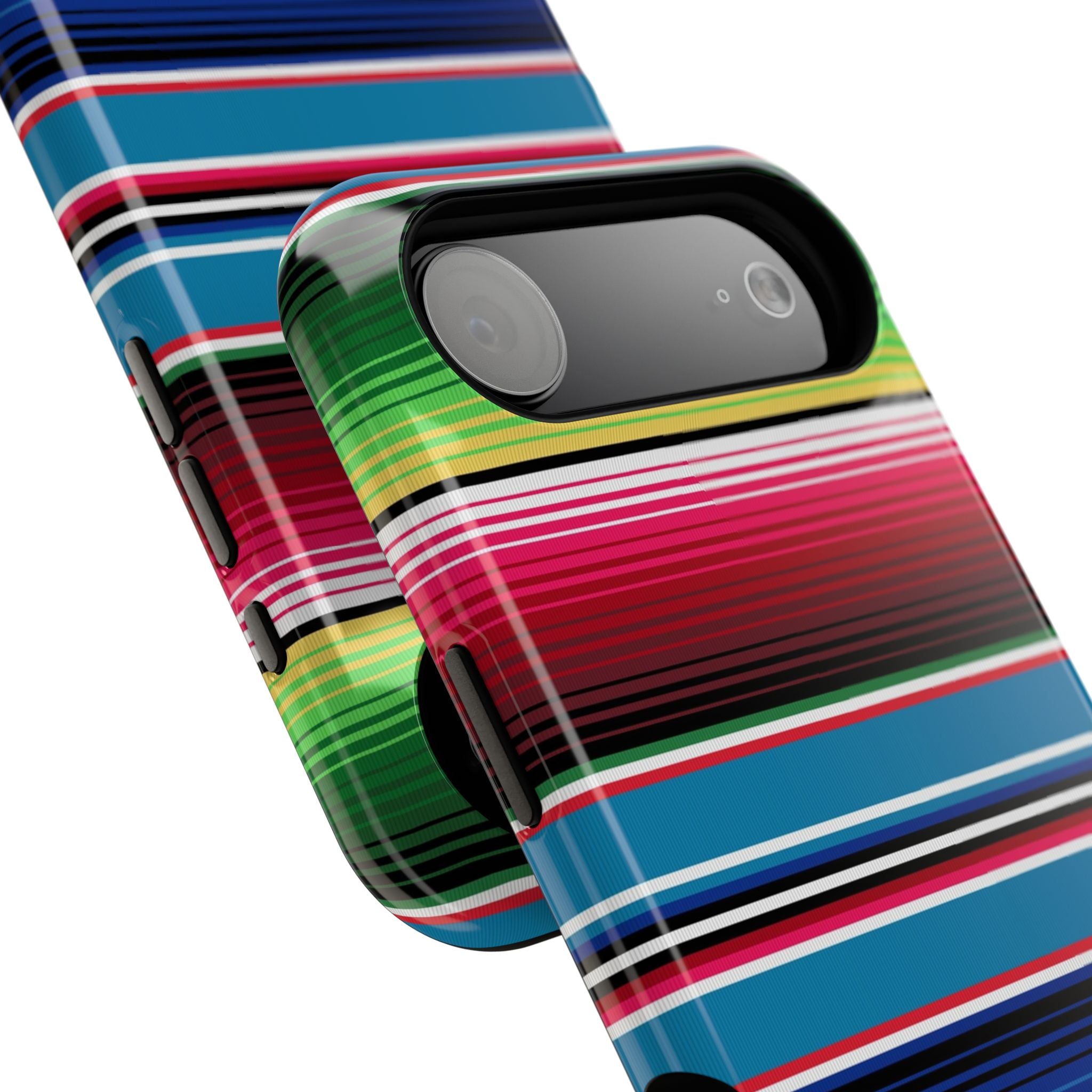 Sarape Striped Phone Case | Impact-Resistant