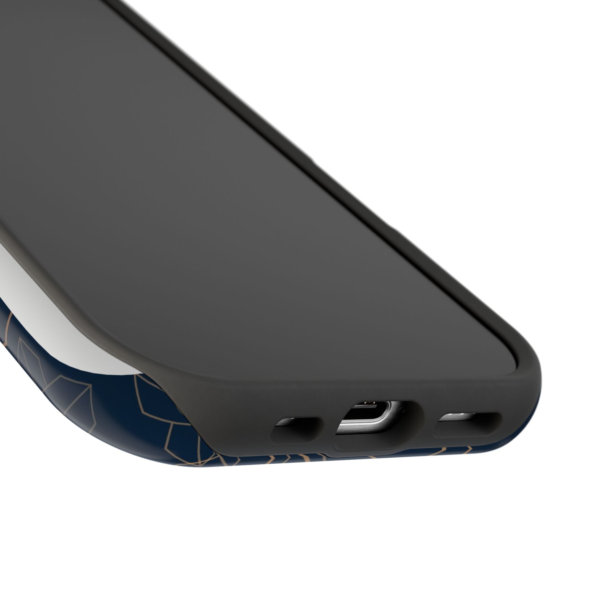 Geometric Pattern Phone Case, Durable Impact-Resistant