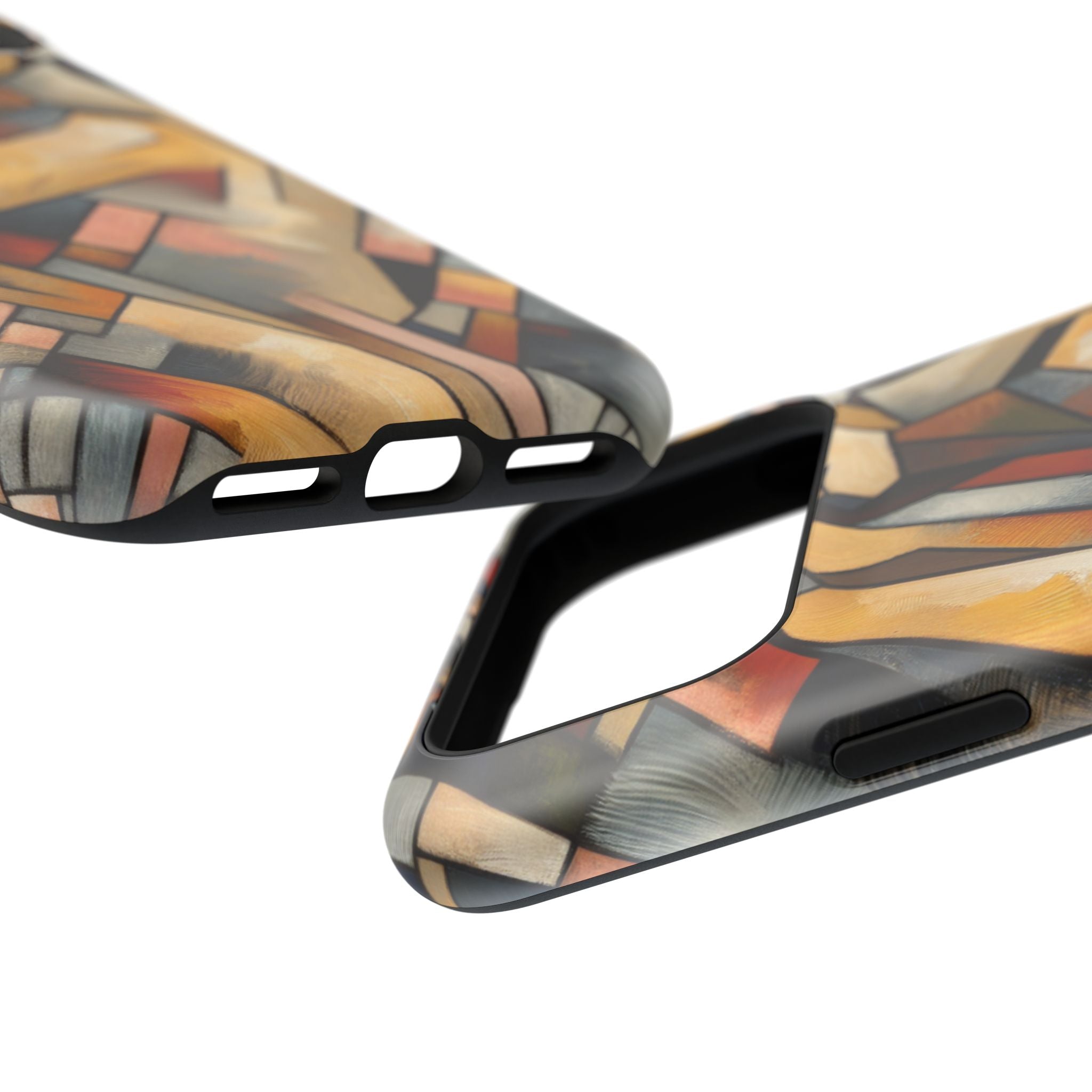 Impact Resistant Phone Case - Sleeping  Woman Abstract
