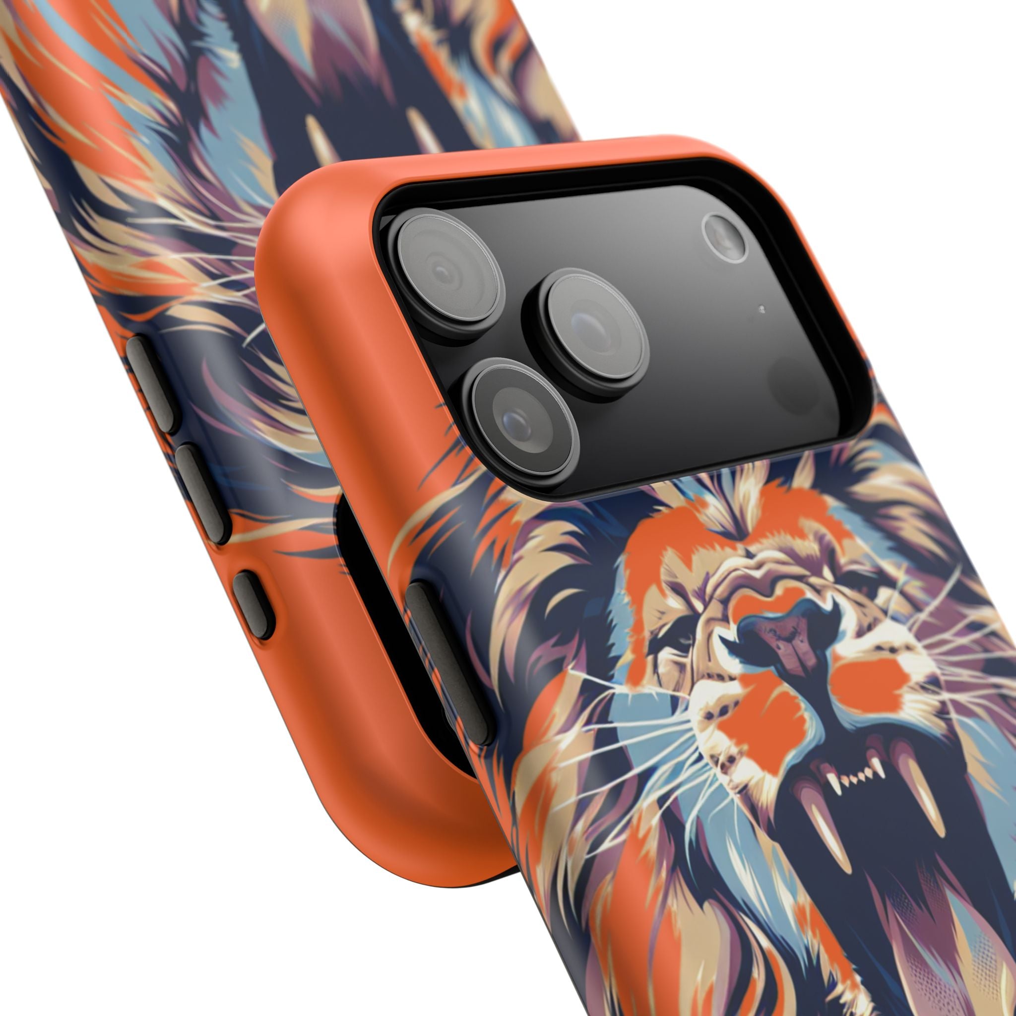 Wild Roar Lion Impact Resistant Phone Case