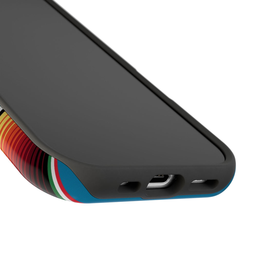 Sarape Striped Phone Case | Impact-Resistant