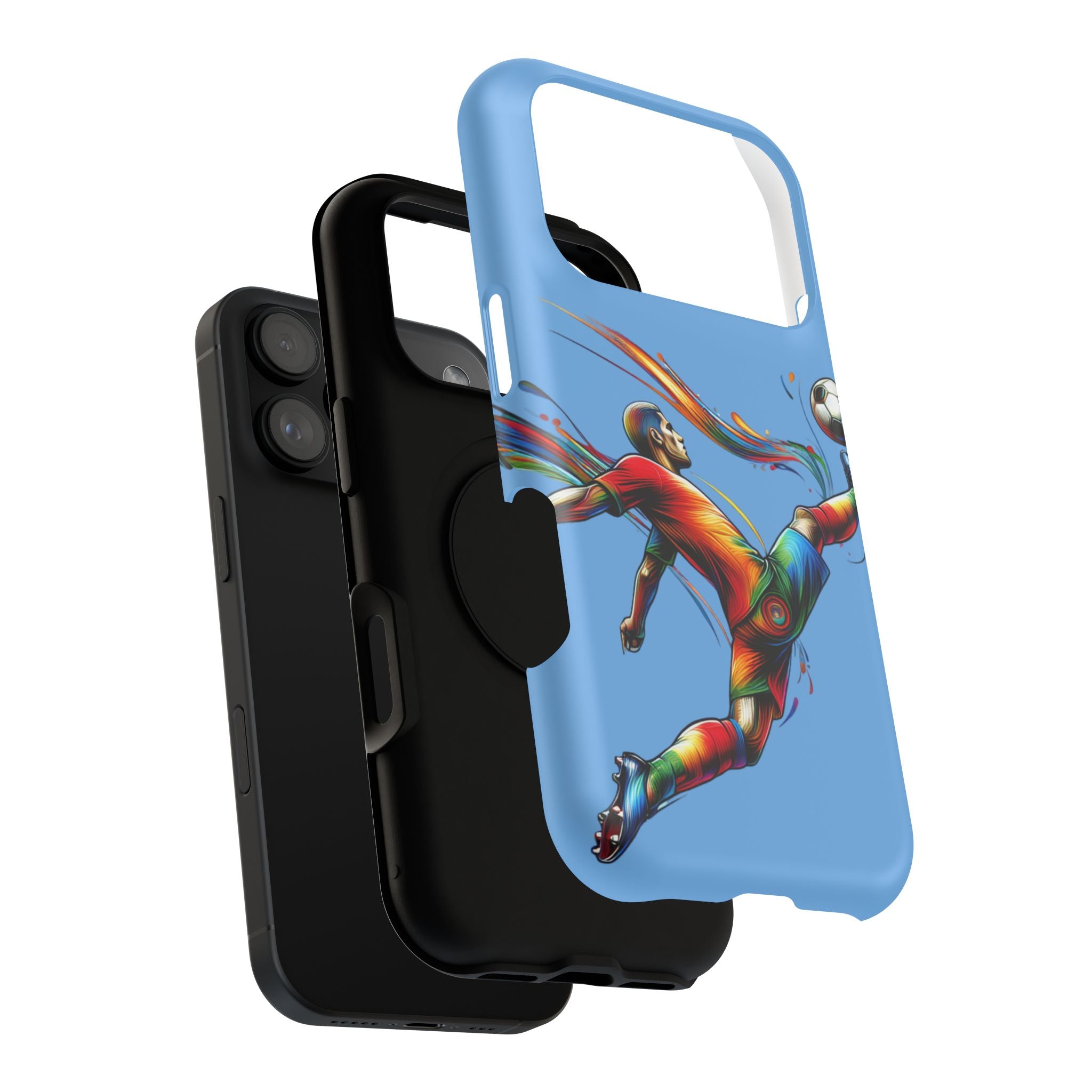 Soccer Art Impact Resistant Phone Case