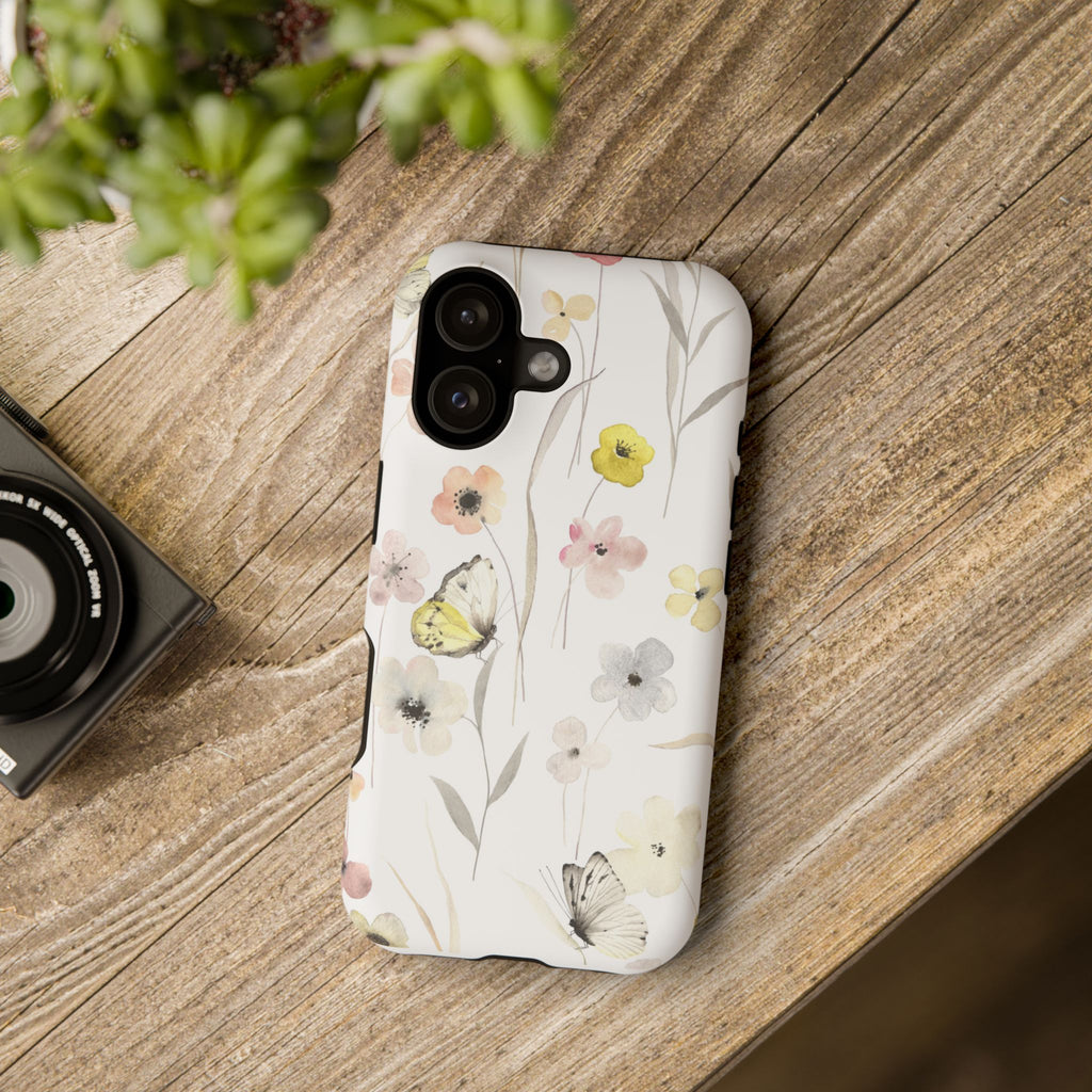Floral Impact-Resistant Phone Case
