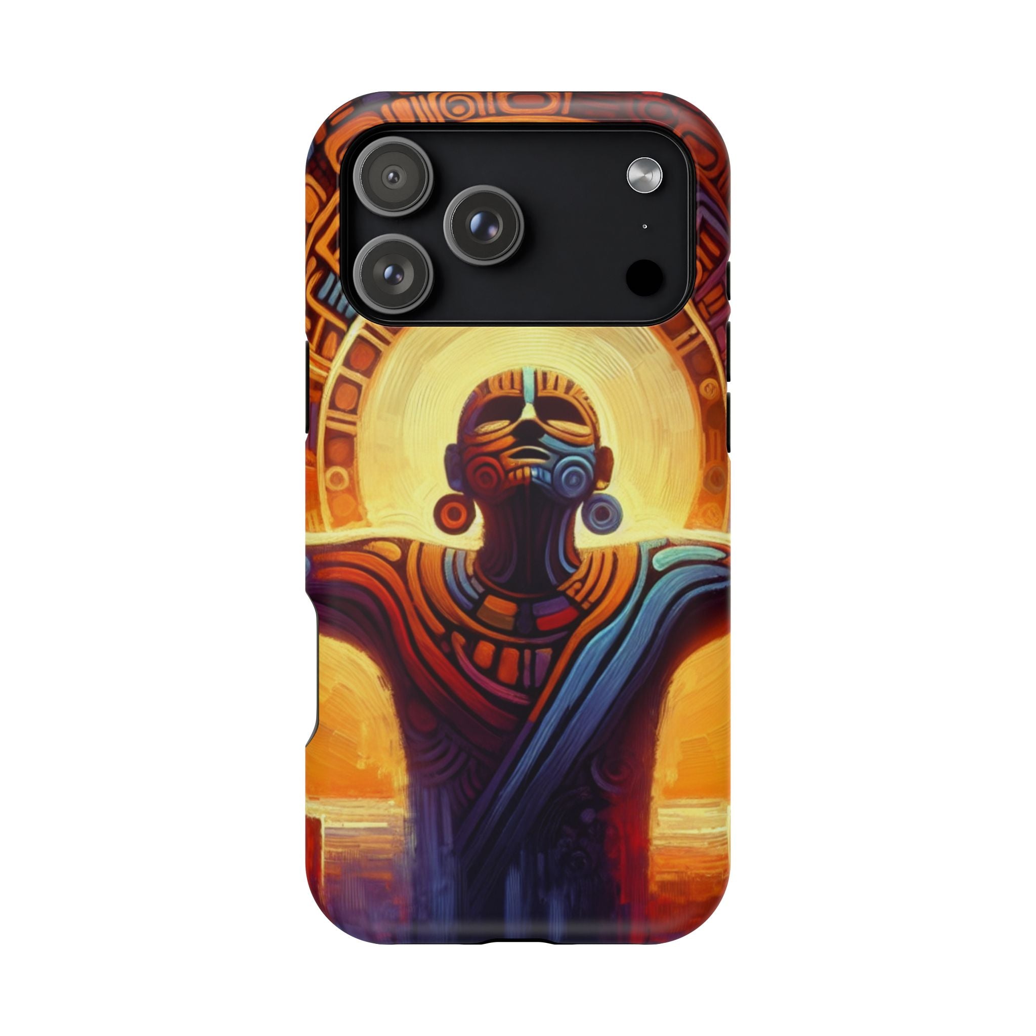 Impact Resistant Phone Case - Aztec Man