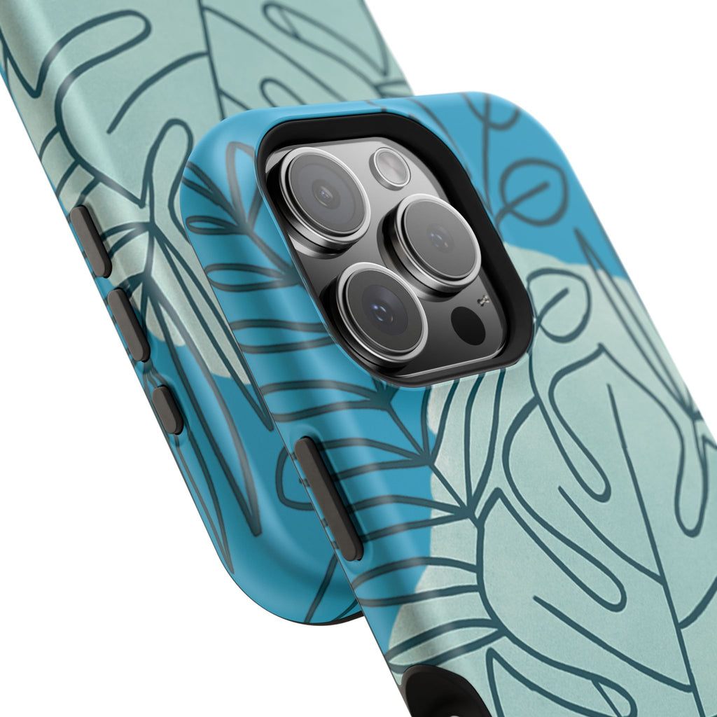 Tropical Floral Phone Case, Impact-Resistant
