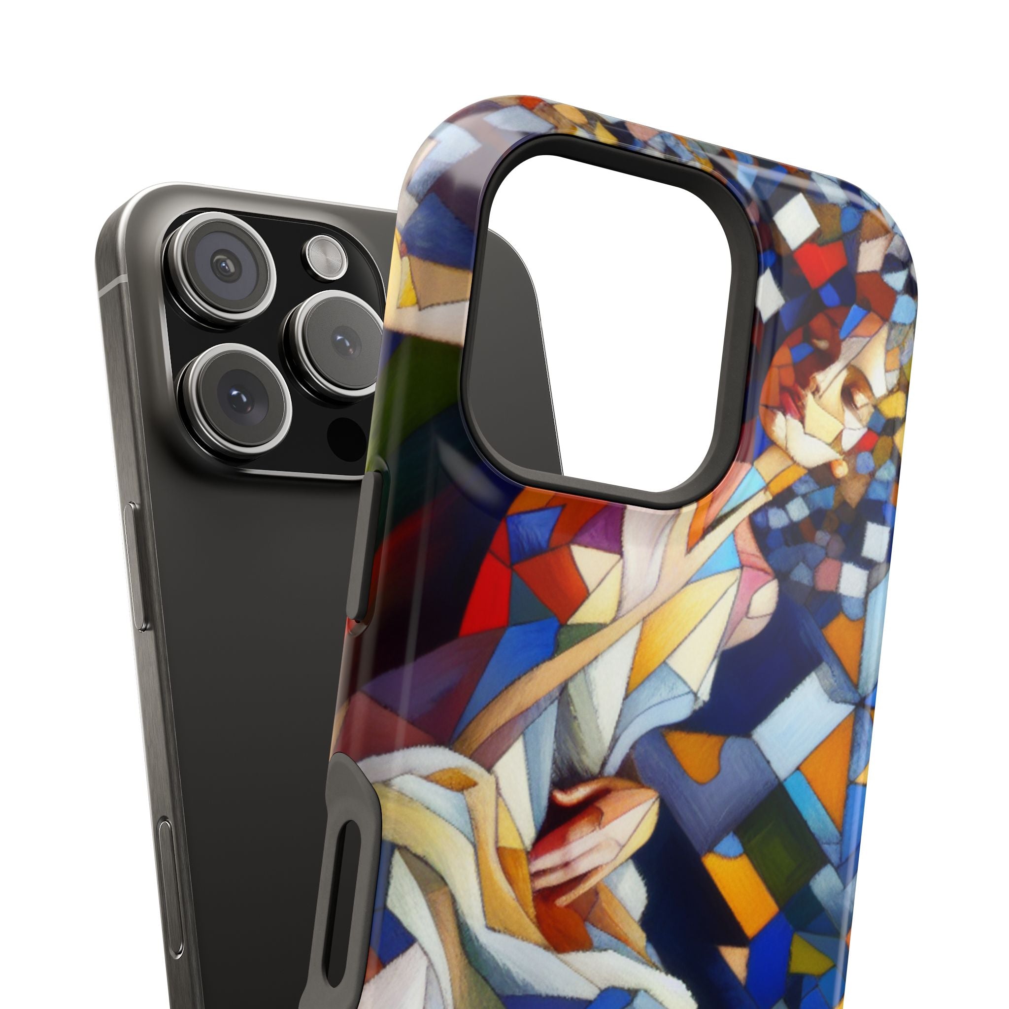 Impact Resistant Phone Case - Beautiful Woman Abstract Design Samsung