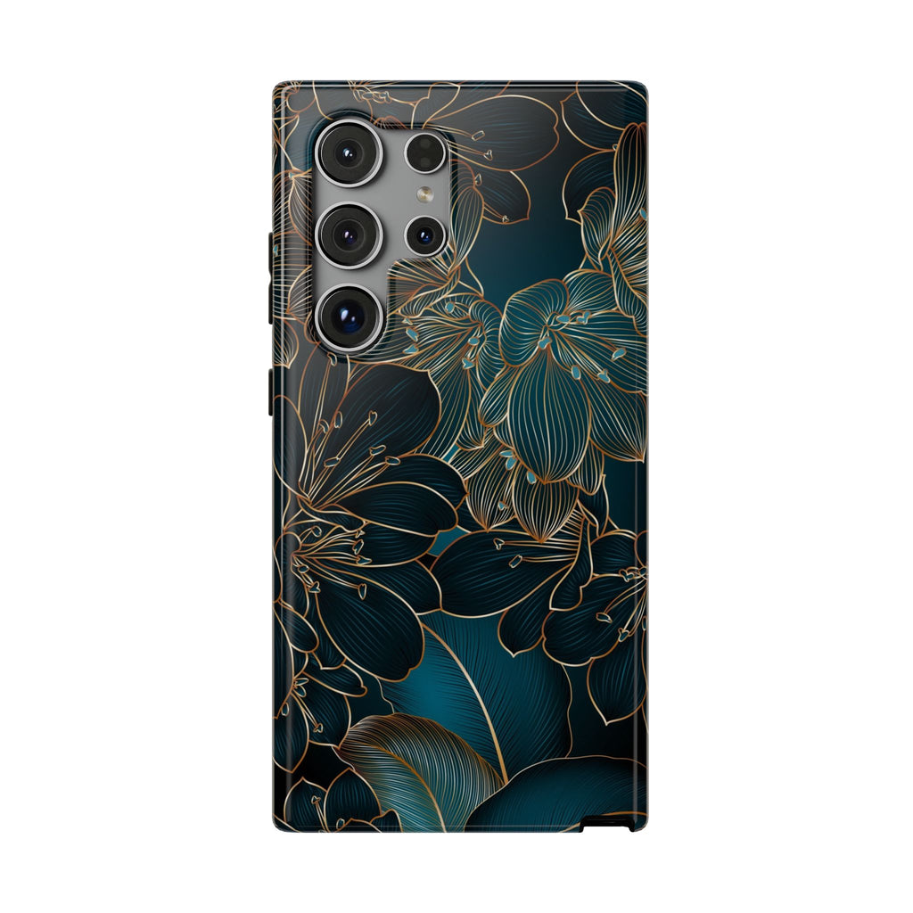Floral Midnight Impact-Resistant New iPhone Phone Case