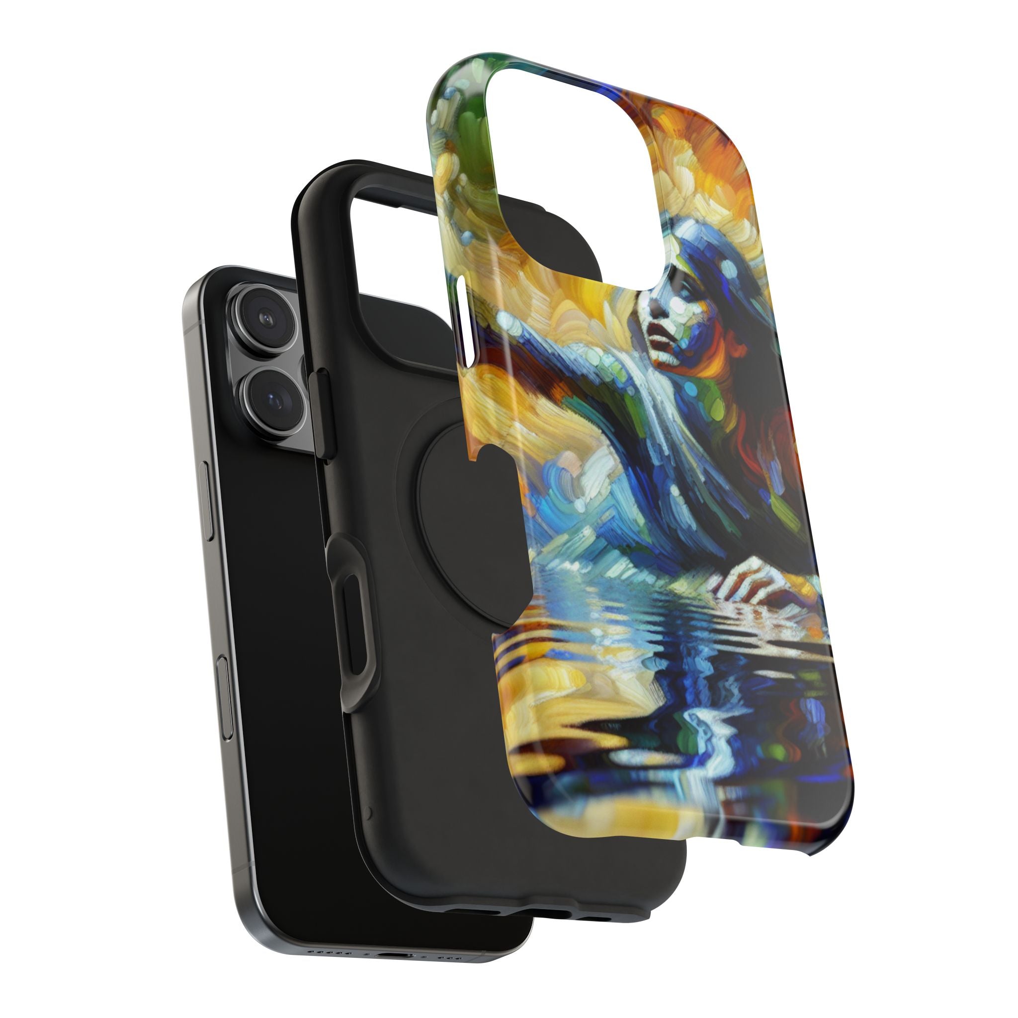 Abstract Woman Impact Resistant Phone Tough Case