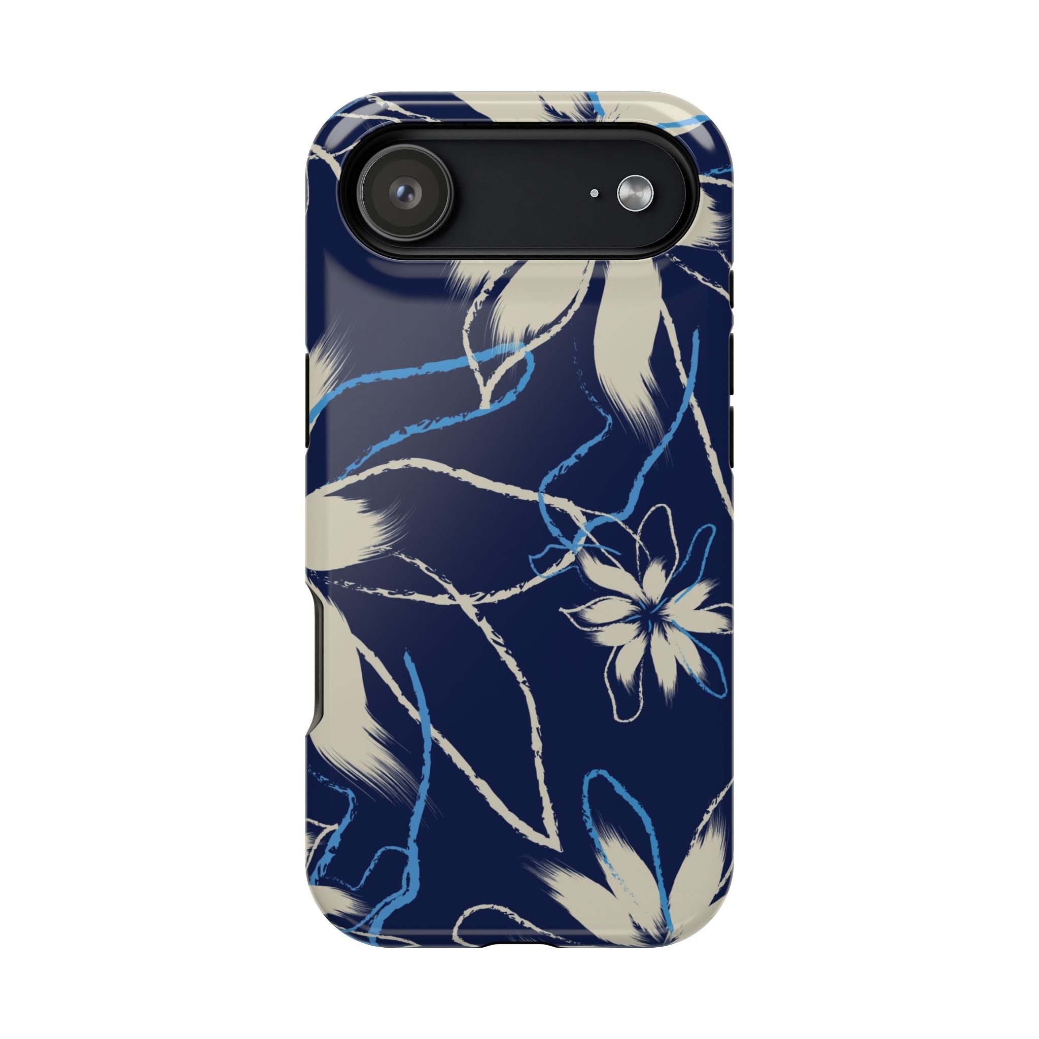 Floral Impact-Resistant Phone Case, Durable