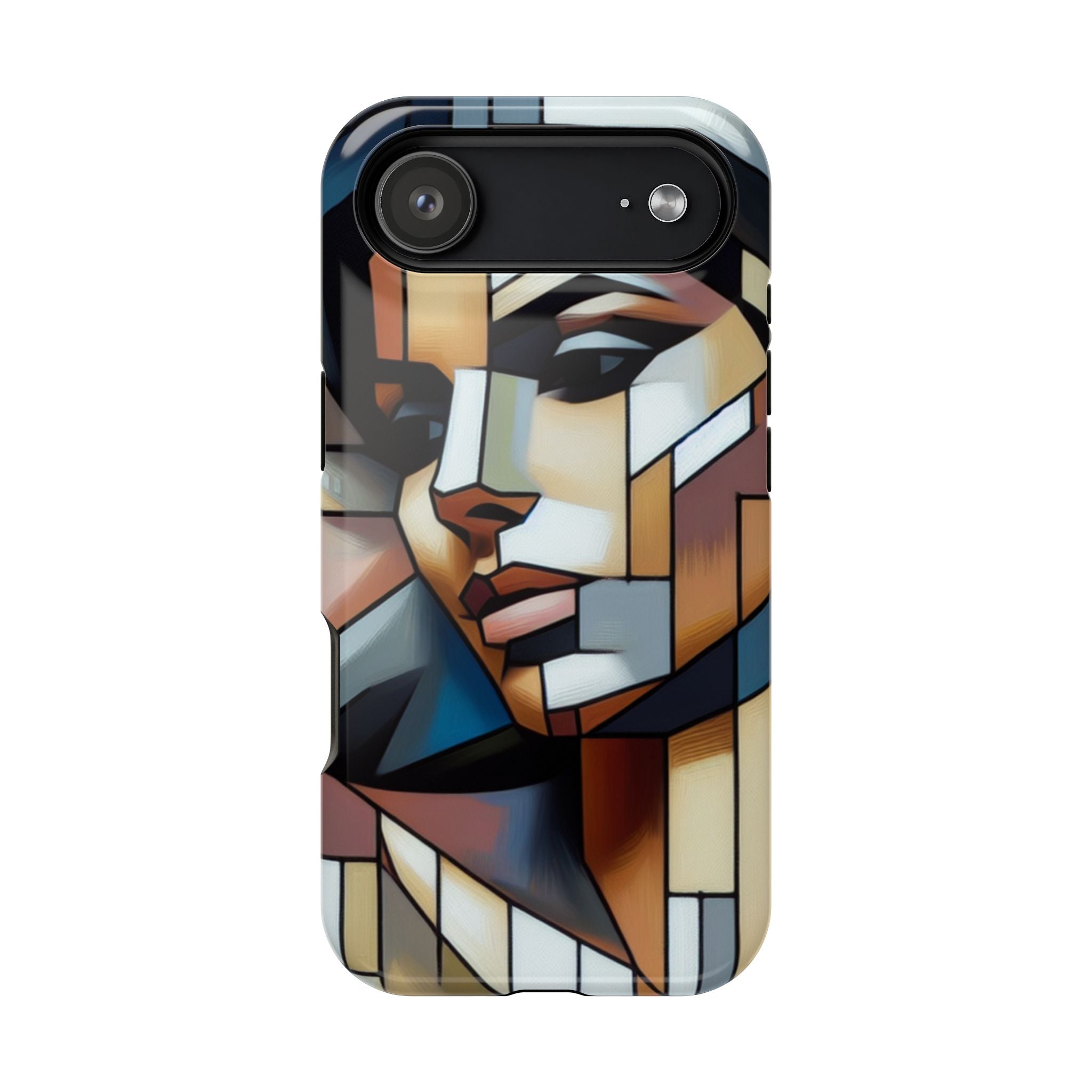 Impact Resistant Phone Case -Woman Looking Side Abstract