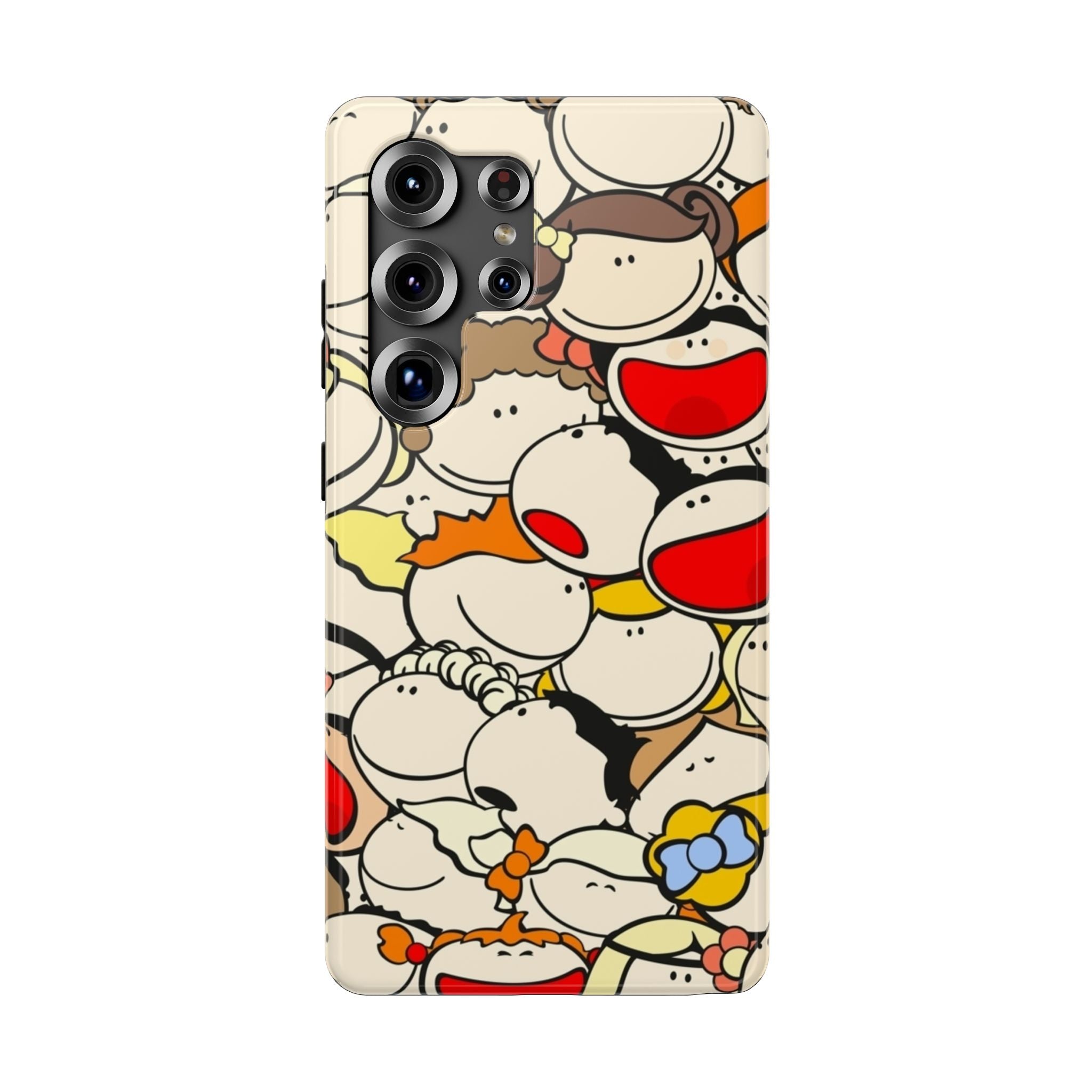 Cartoon Faces Impact-Resistant Phone Case