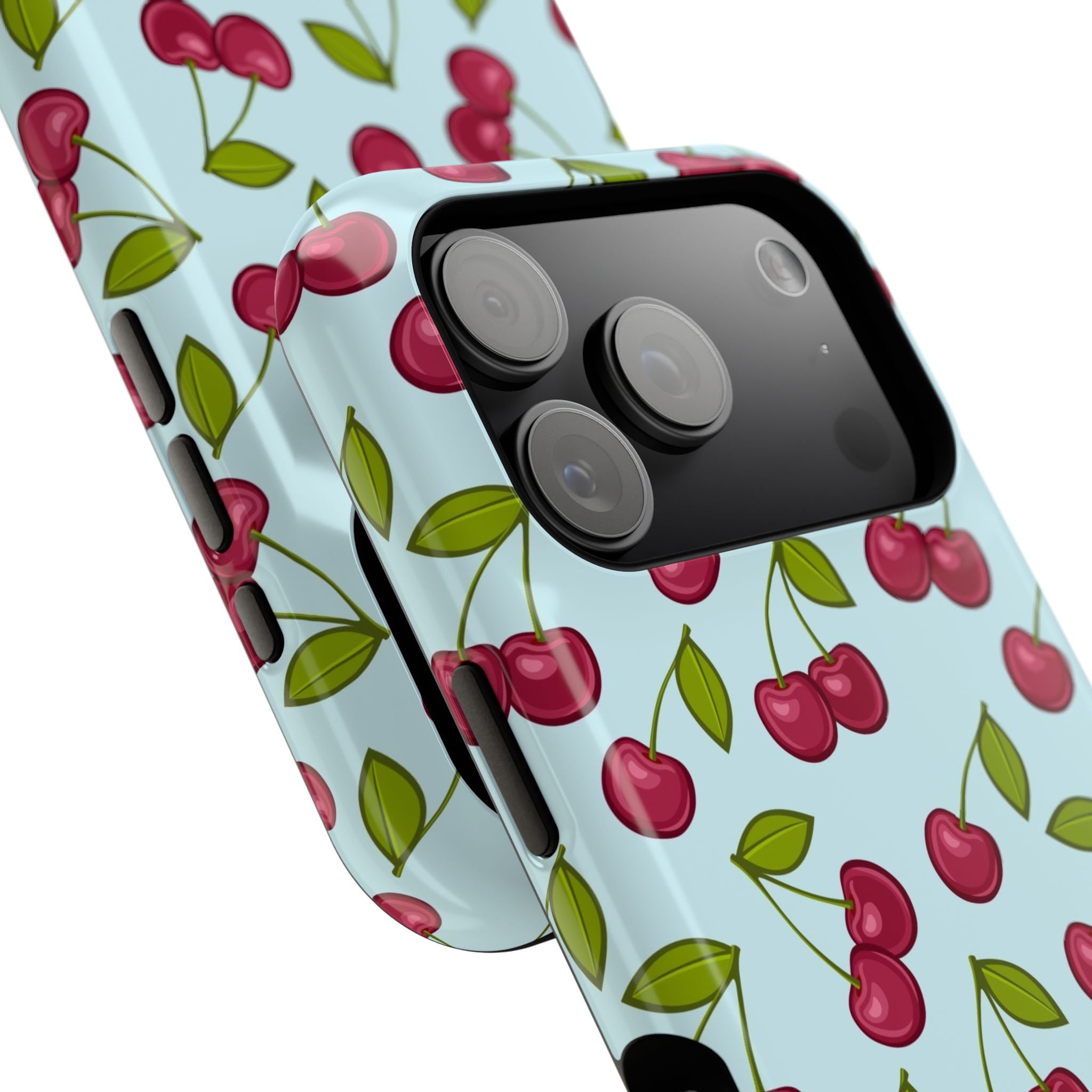 Cherry Pattern Phone Case, Cute Cherry