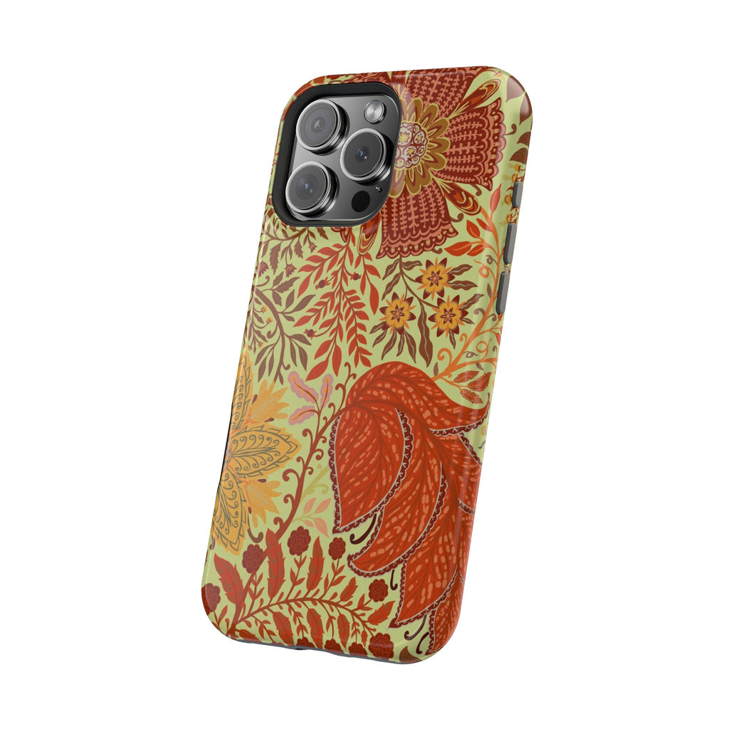 Floral Paisley Magnetic Impact-Resistant Phone Case