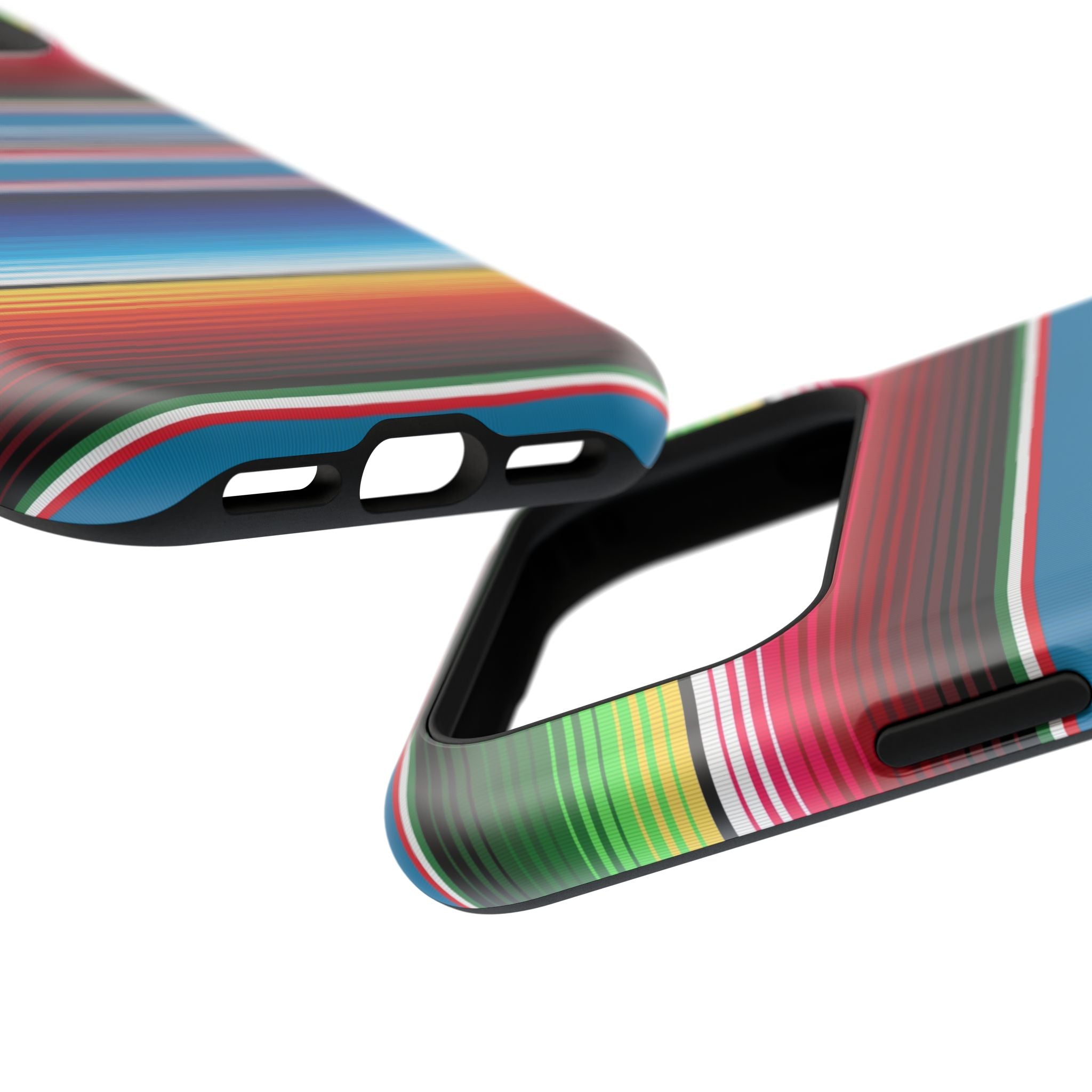 Sarape Striped Phone Case | Impact-Resistant