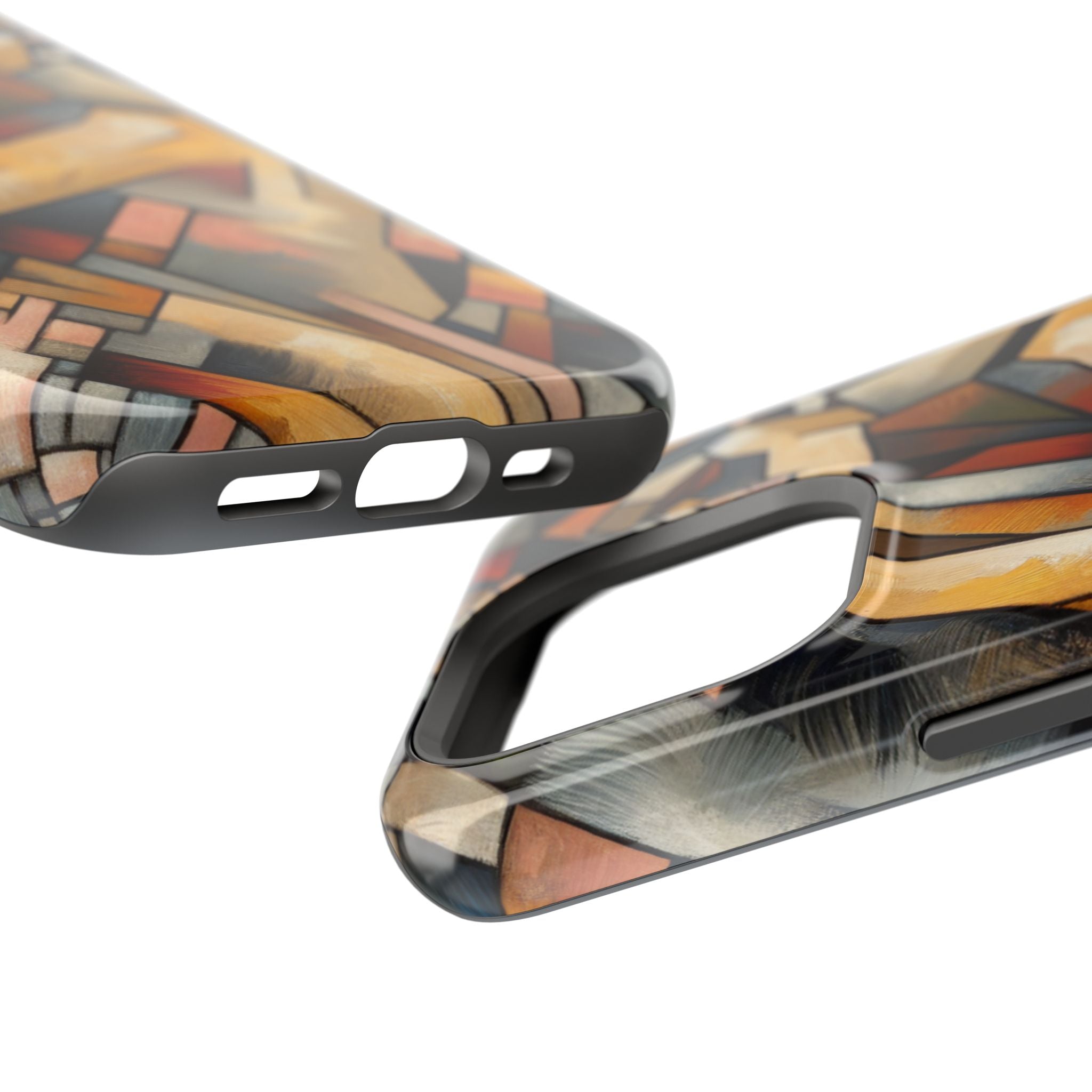 Impact Resistant Phone Case - Woman Abstract Design