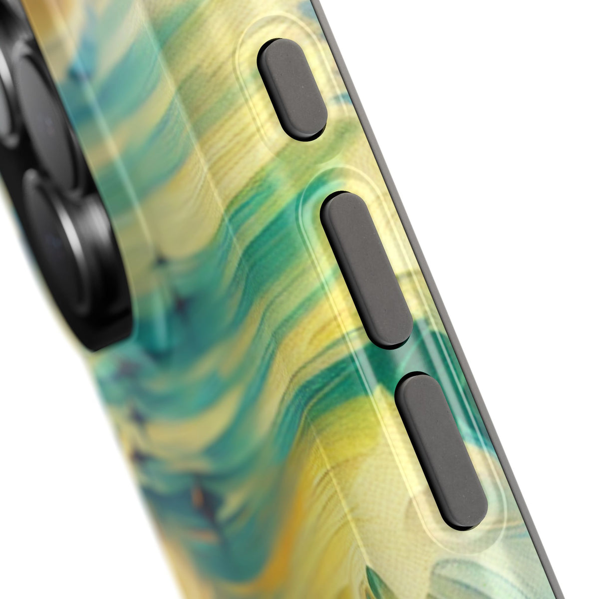 Surfing Waves Impact-Resistant Phone Case — Colorful Surfer Design