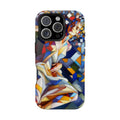 Impact Resistant Phone Case - Beautiful Woman Abstract Design Samsung