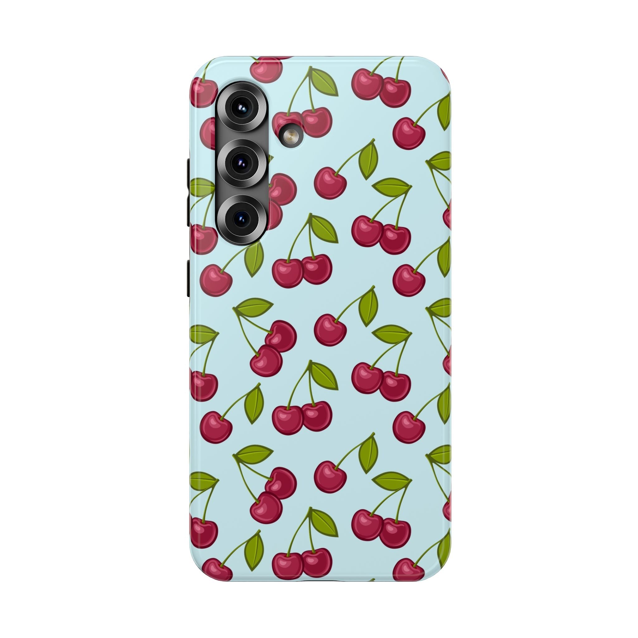 Cherry Pattern Phone Case, Cute Cherry