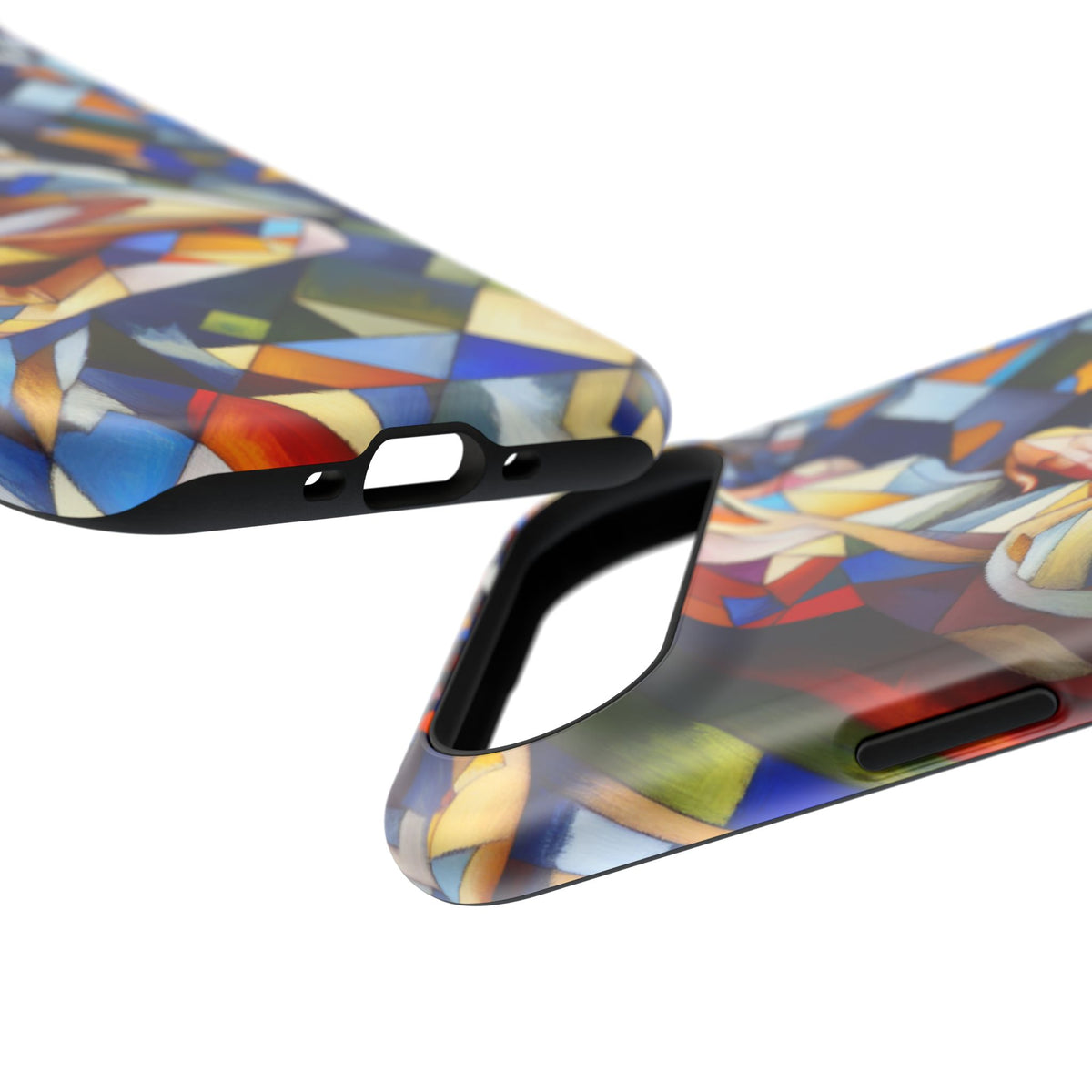 Abstract Stained Glass Dragon Impact Phone Case
