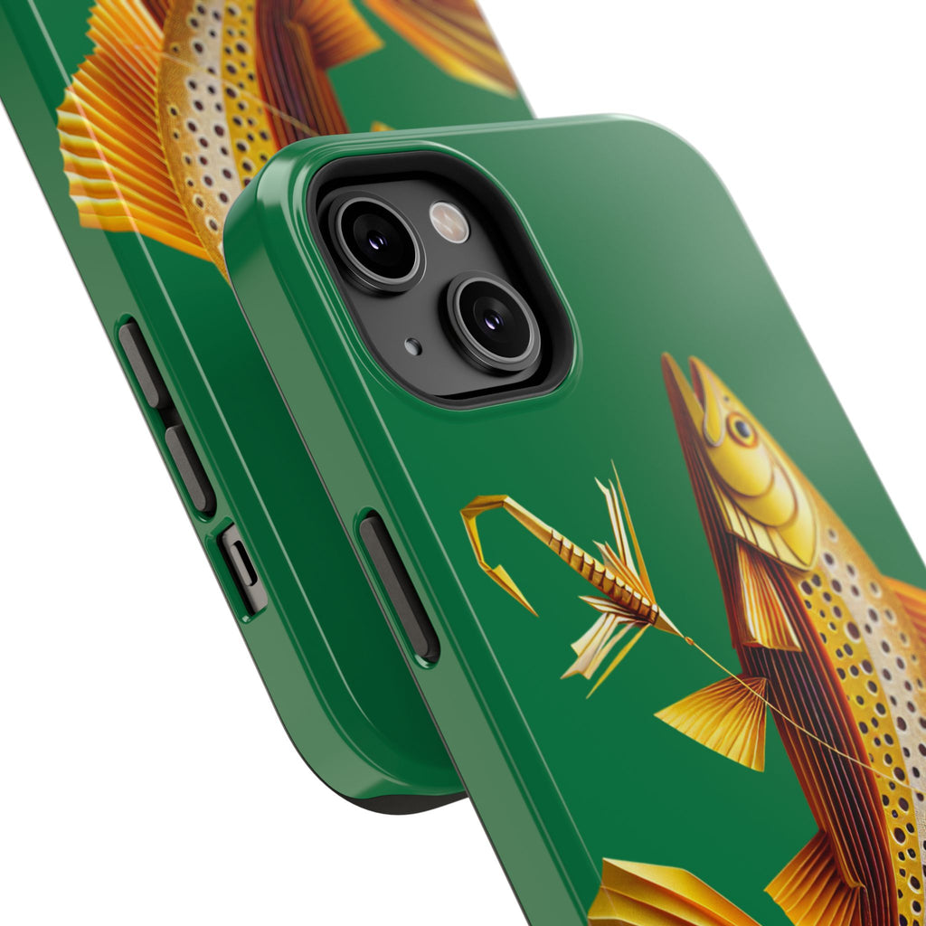 Impact Resistant Phone Case,  Lucky Charm Fish, Outdoor Enthusiast Gift