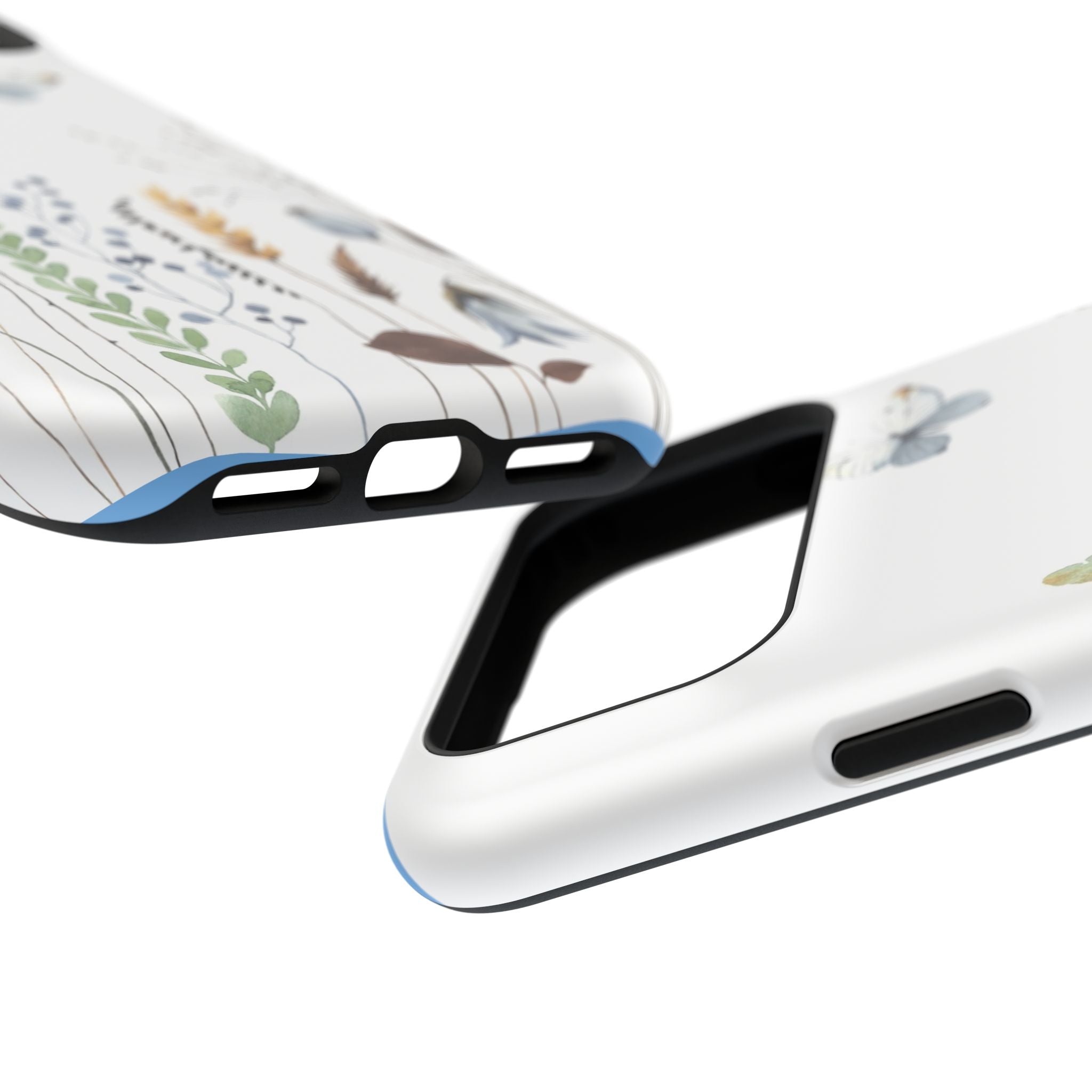 Floral Impact-Resistant Phone Case
