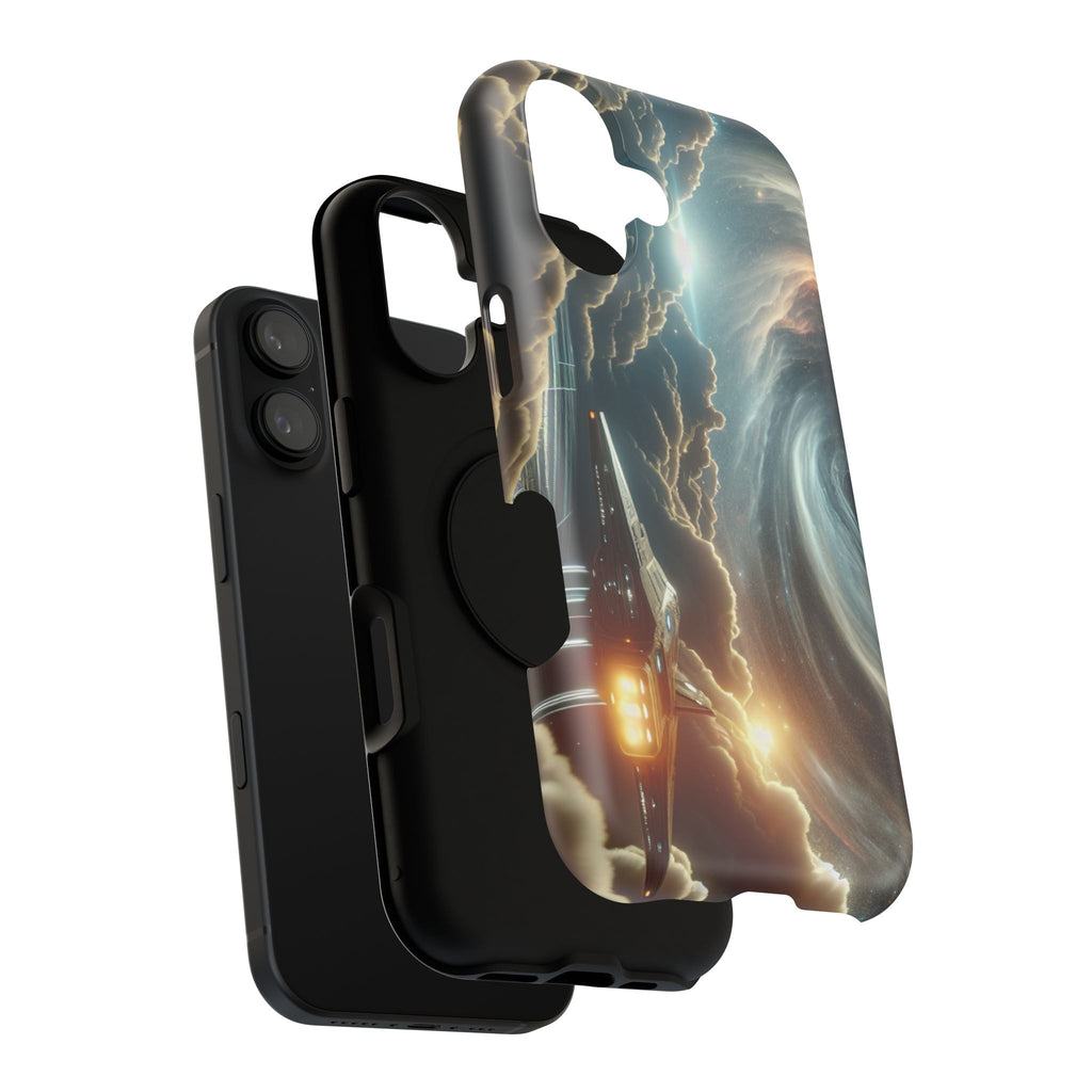 Cosmic Space Ship Impact Resistant Phone Case