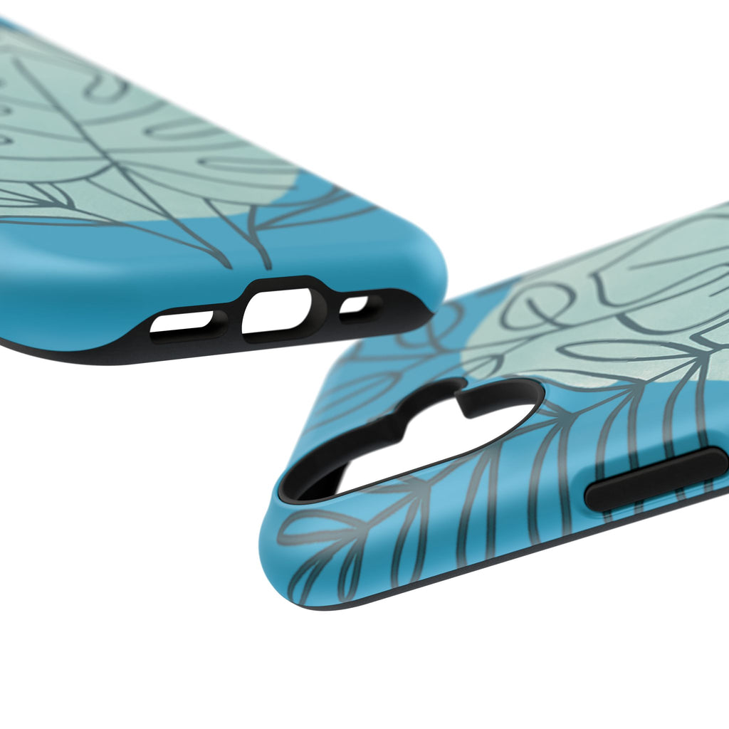 Tropical Floral Phone Case, Impact-Resistant