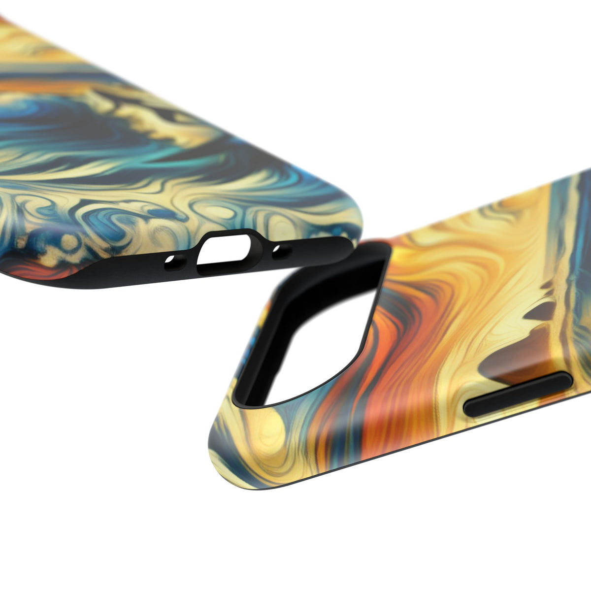 Surfer Sunset Phone Case — Impact‑Resistant Artistic Wave Design