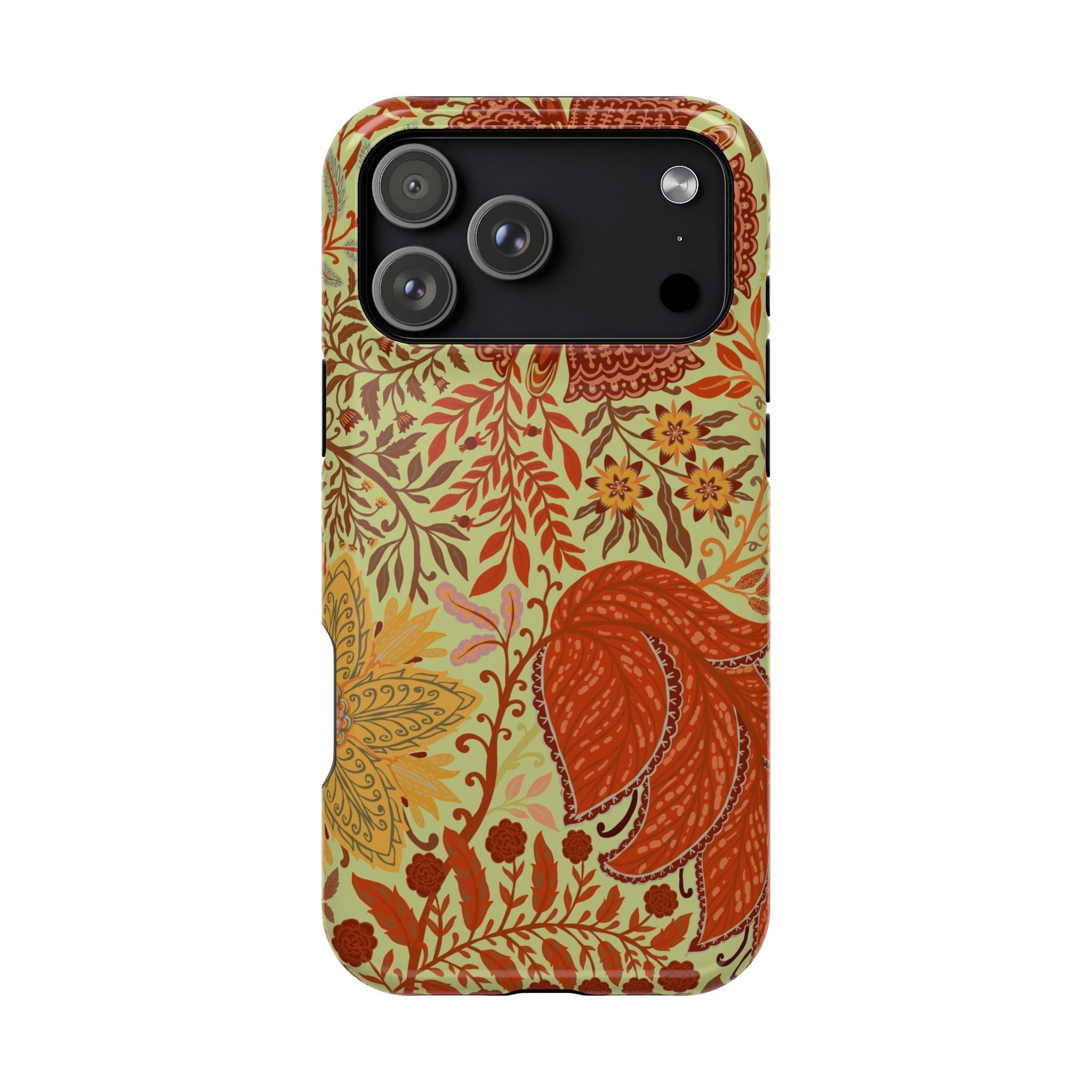 Floral Paisley Magnetic Impact-Resistant Phone Case