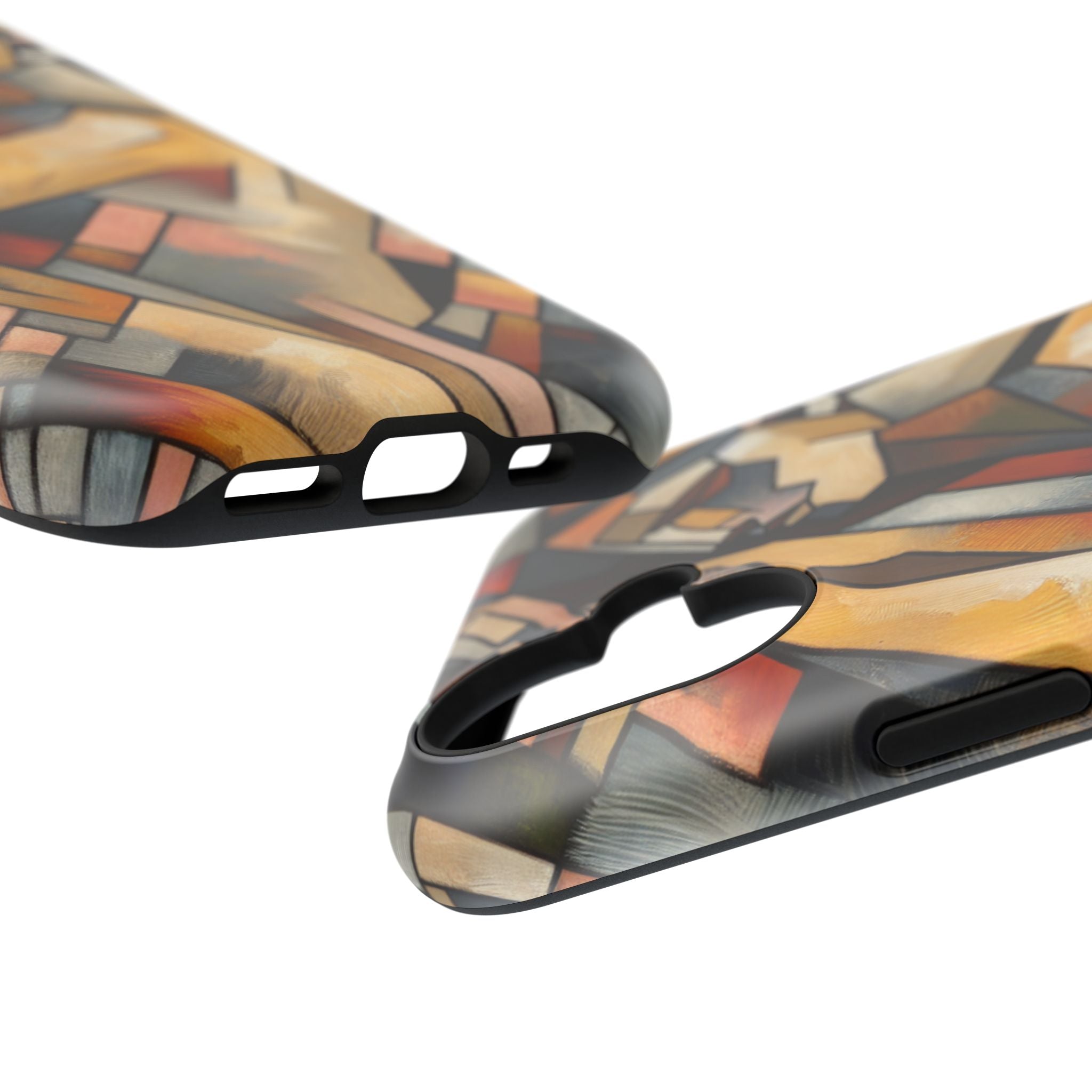 Impact Resistant Phone Case - Sleeping  Woman Abstract