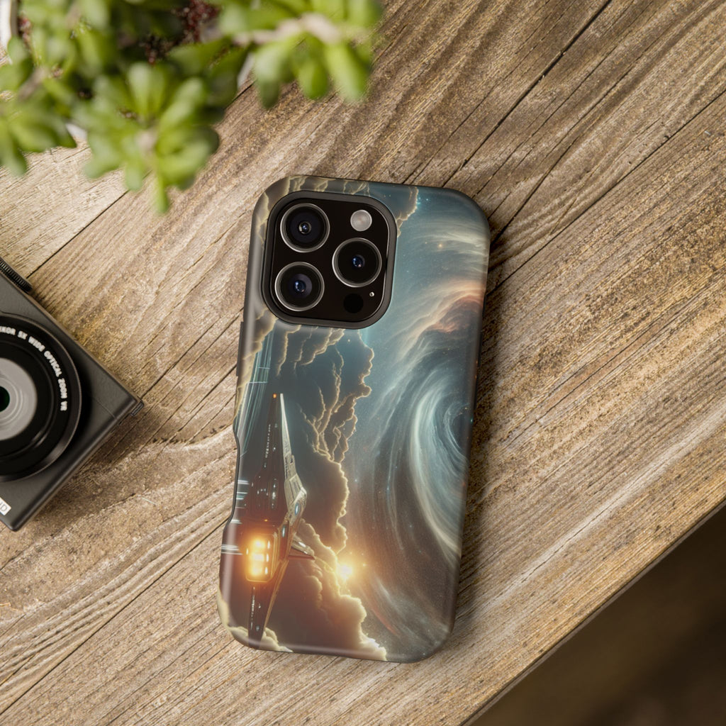 Cosmic Space Ship Impact Resistant Phone Case