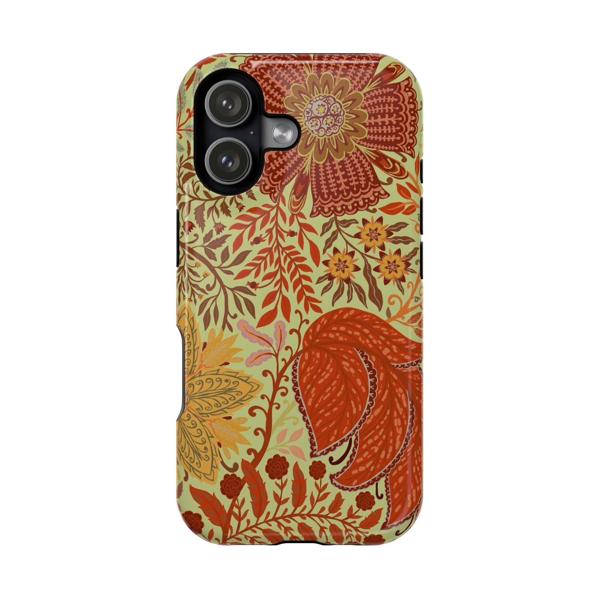 Floral Paisley Magnetic Impact-Resistant Phone Case