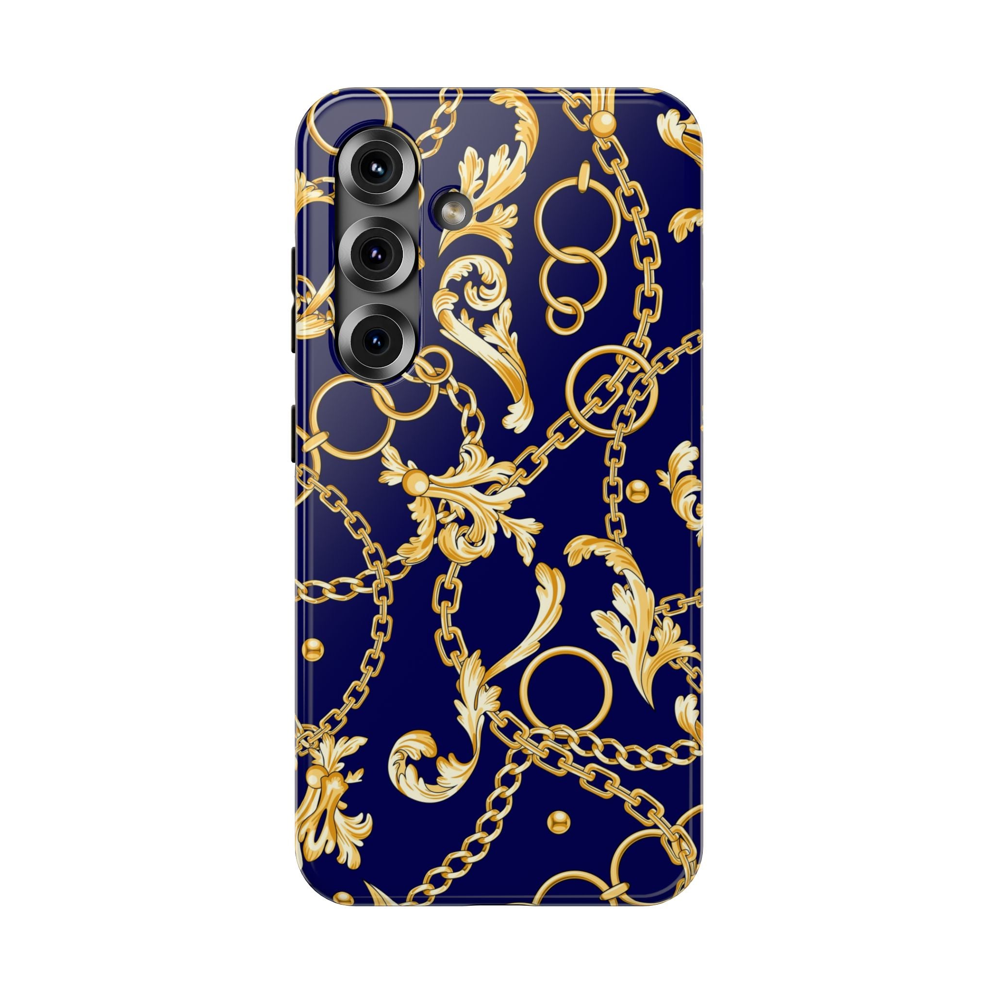 Golden Chain Impact-Resistant Phone Case