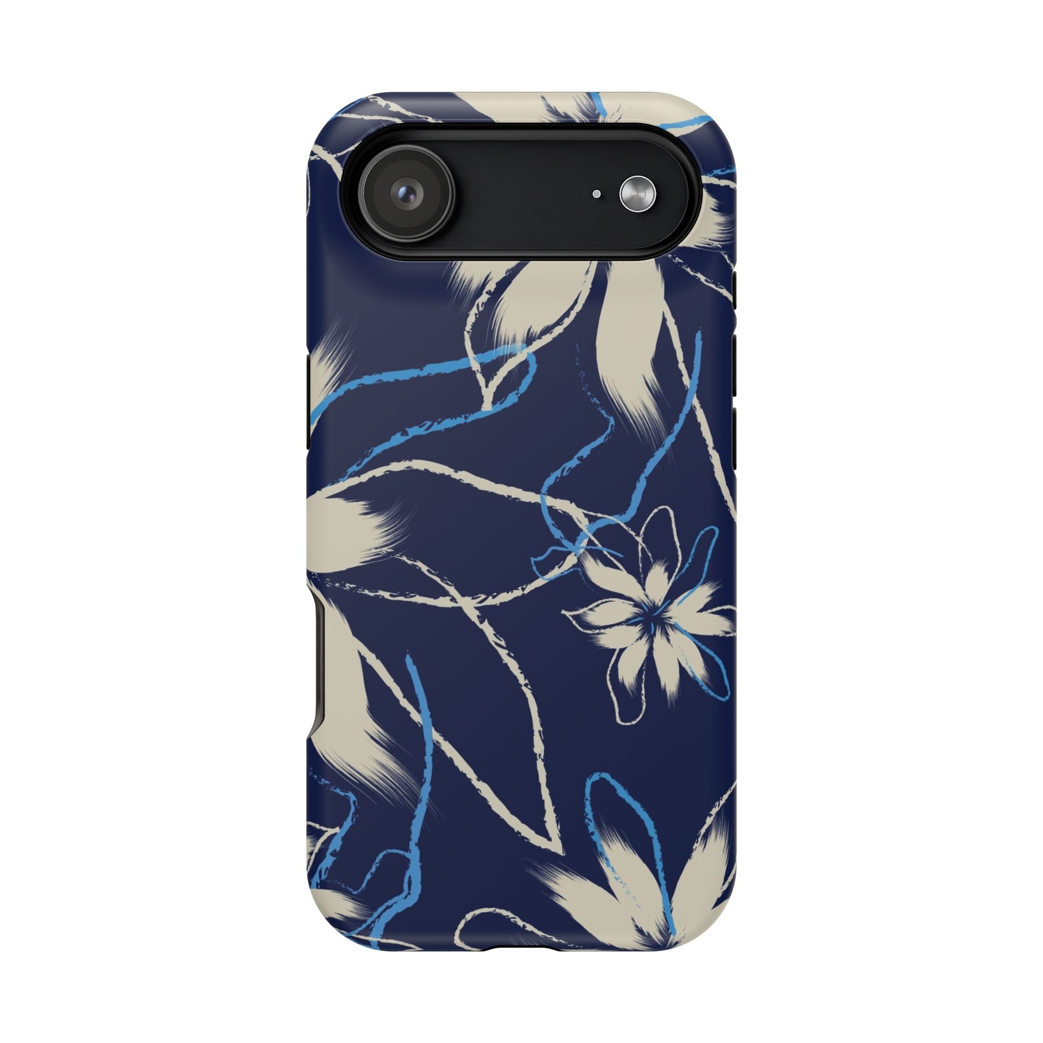 Floral Impact-Resistant Phone Case, Durable
