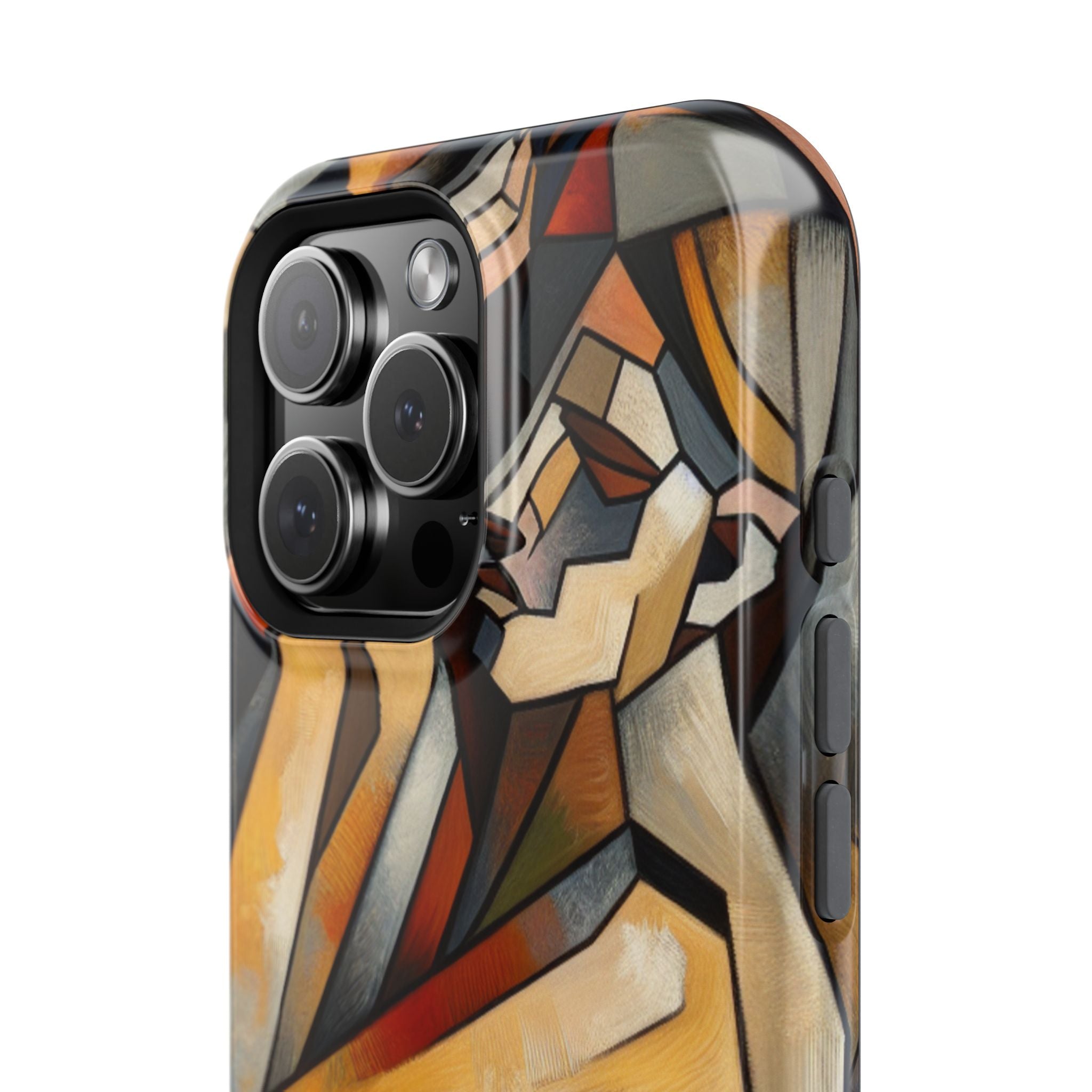 Impact Resistant Phone Case - Woman Abstract Design