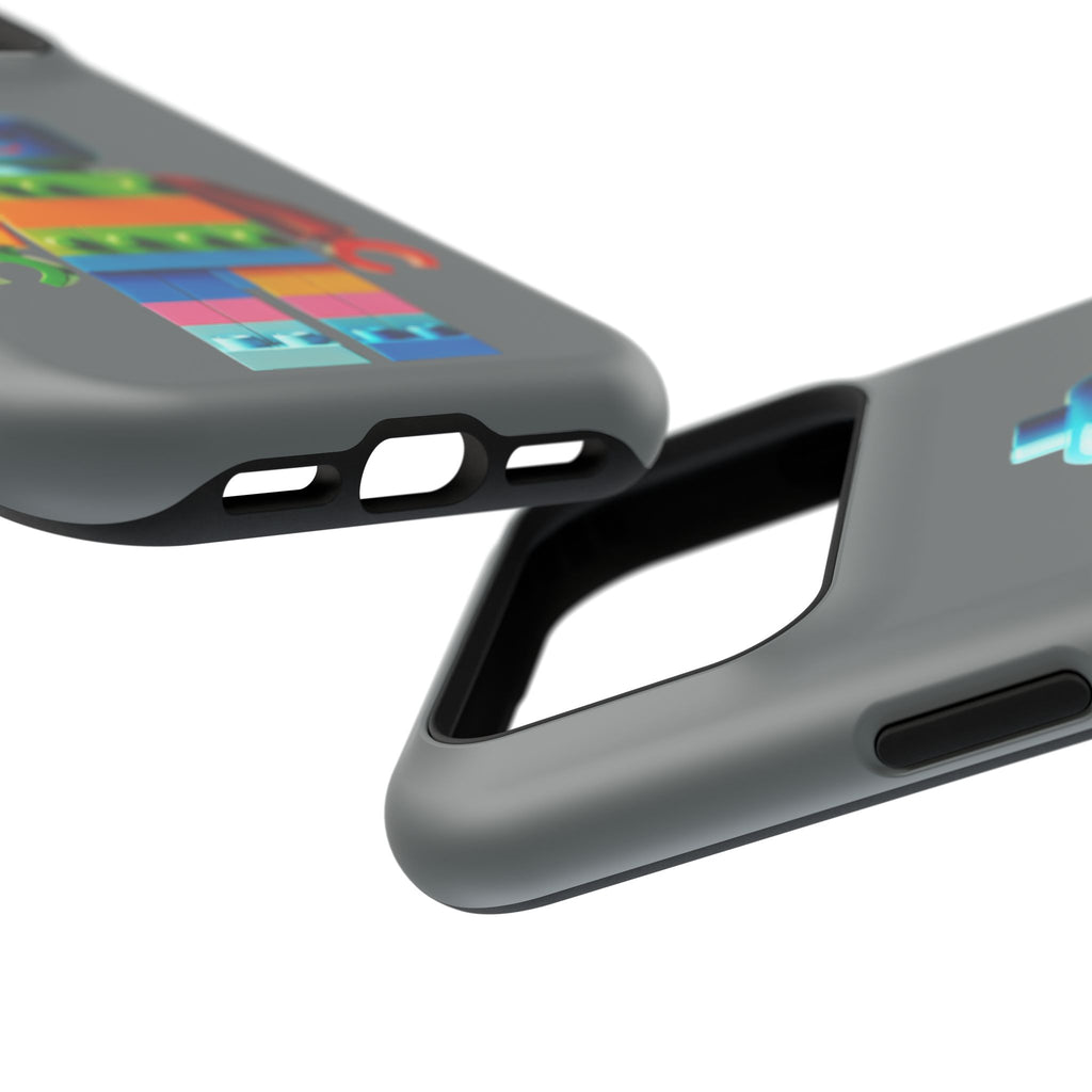 Rainbow Brick Minifigure Impact-Resistant Phone Case