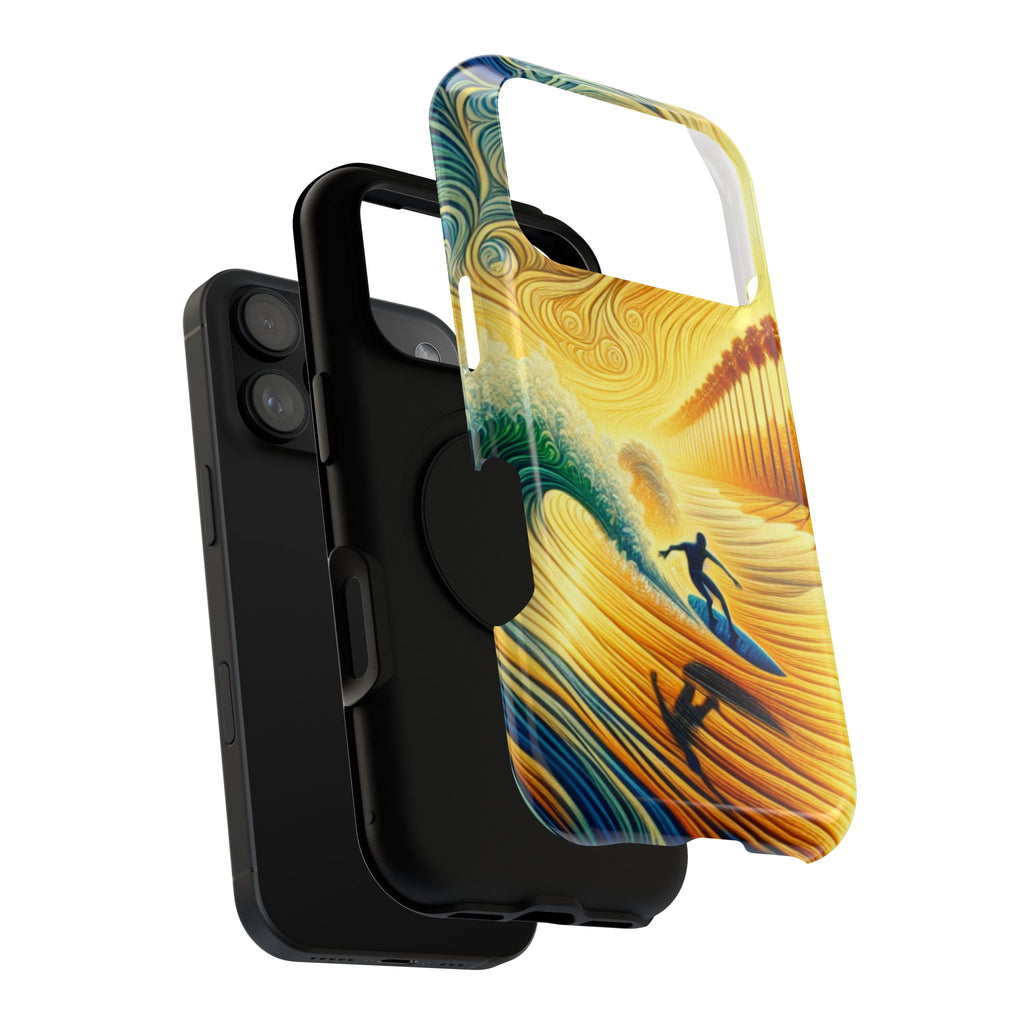 Surfer Sunrise Impact-Resistant Phone Case