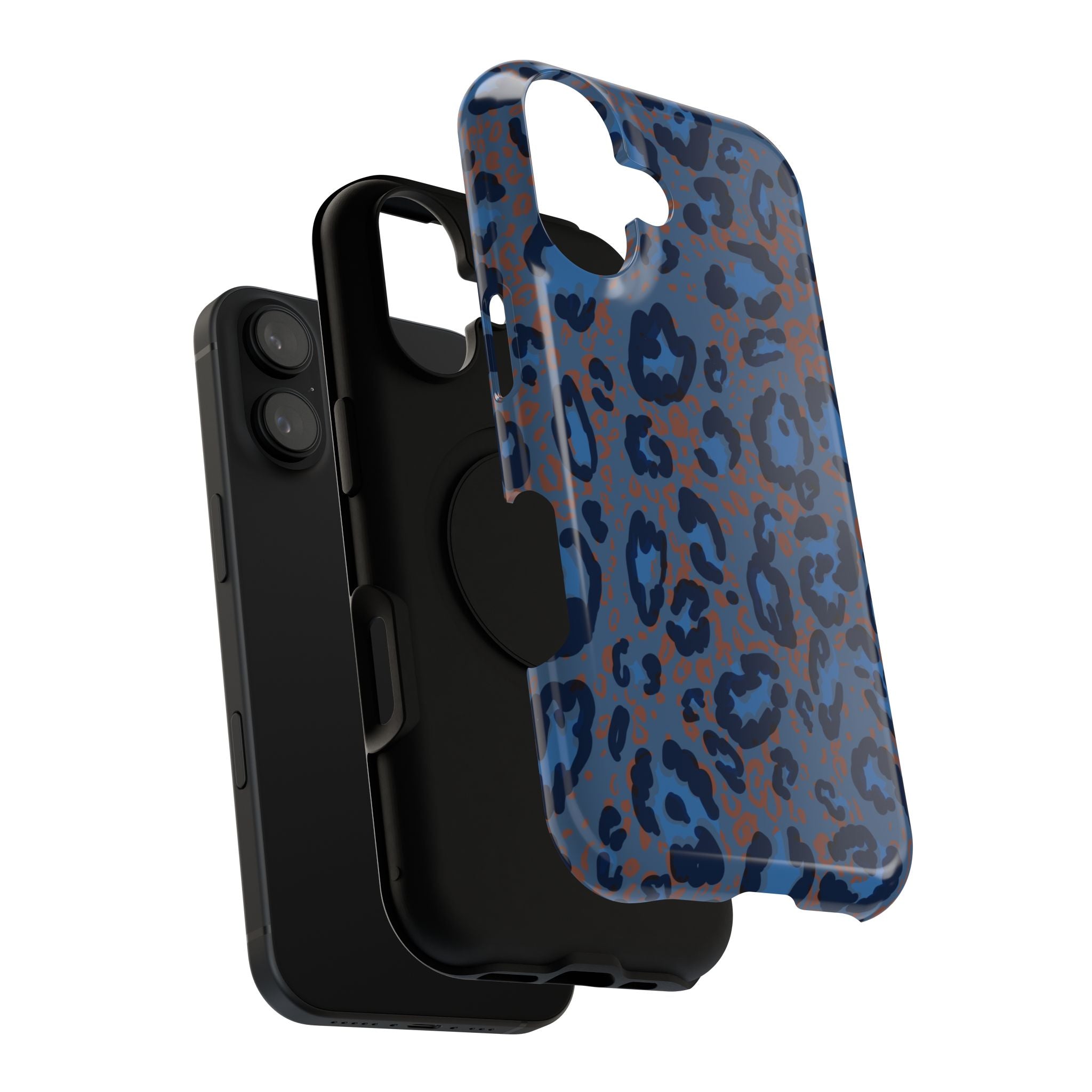 Leopard Print Phone Case, Impact-Resistant