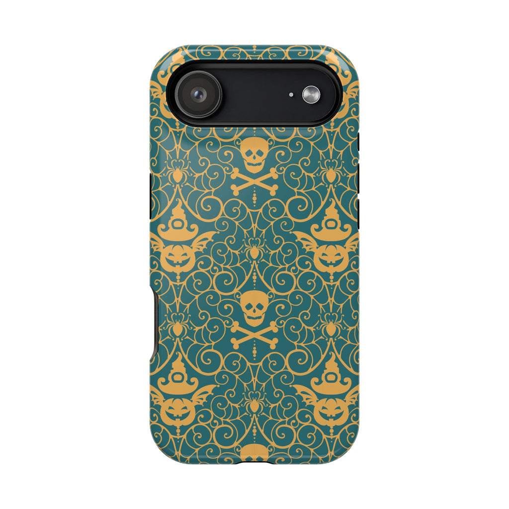 Skull & Crossbones Vintage Pattern Magnetic Impact Phone Case