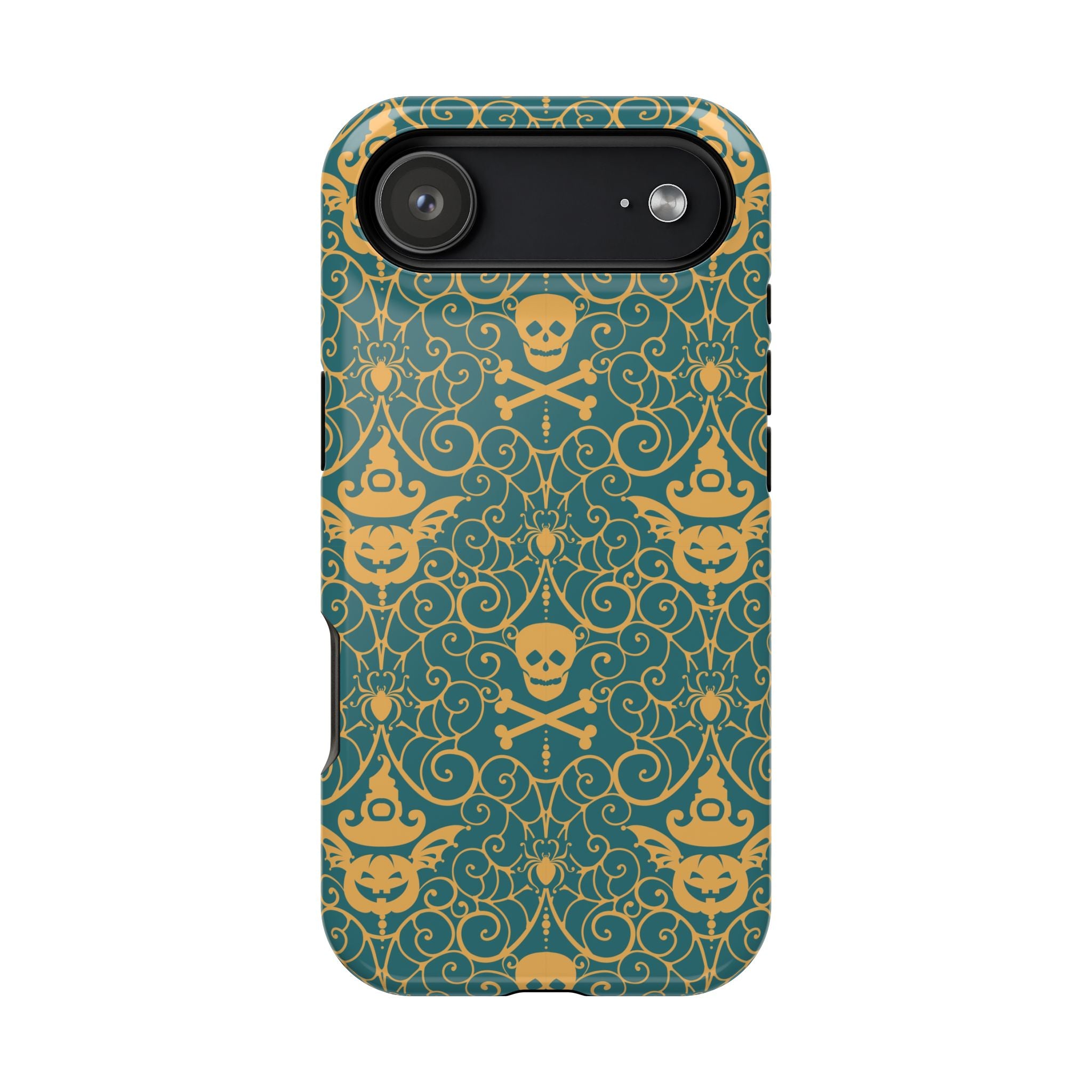 Skull & Crossbones Vintage Pattern Magnetic Impact Phone Case